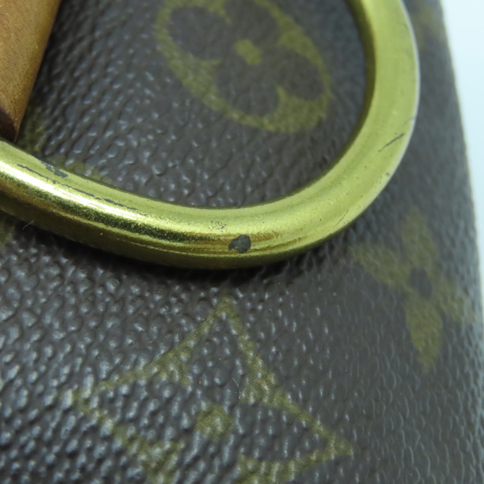 LOUIS VUITTON Monogram Montsouris MM gold buckle backpack brown
