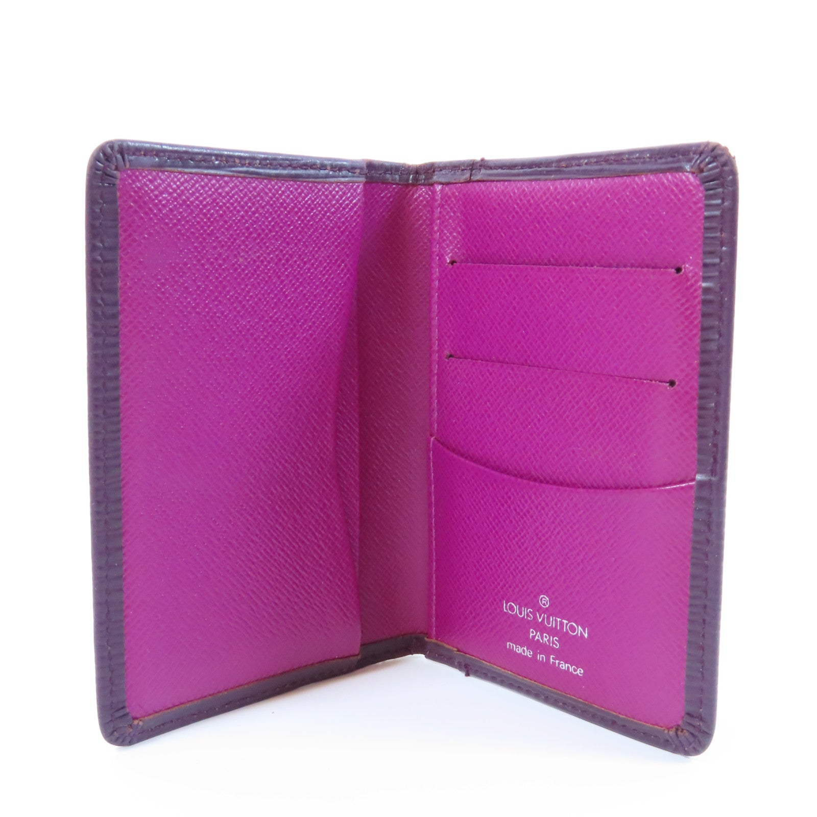 LOUIS VUITTON Epi Organizer Do Posh卡片套紫色