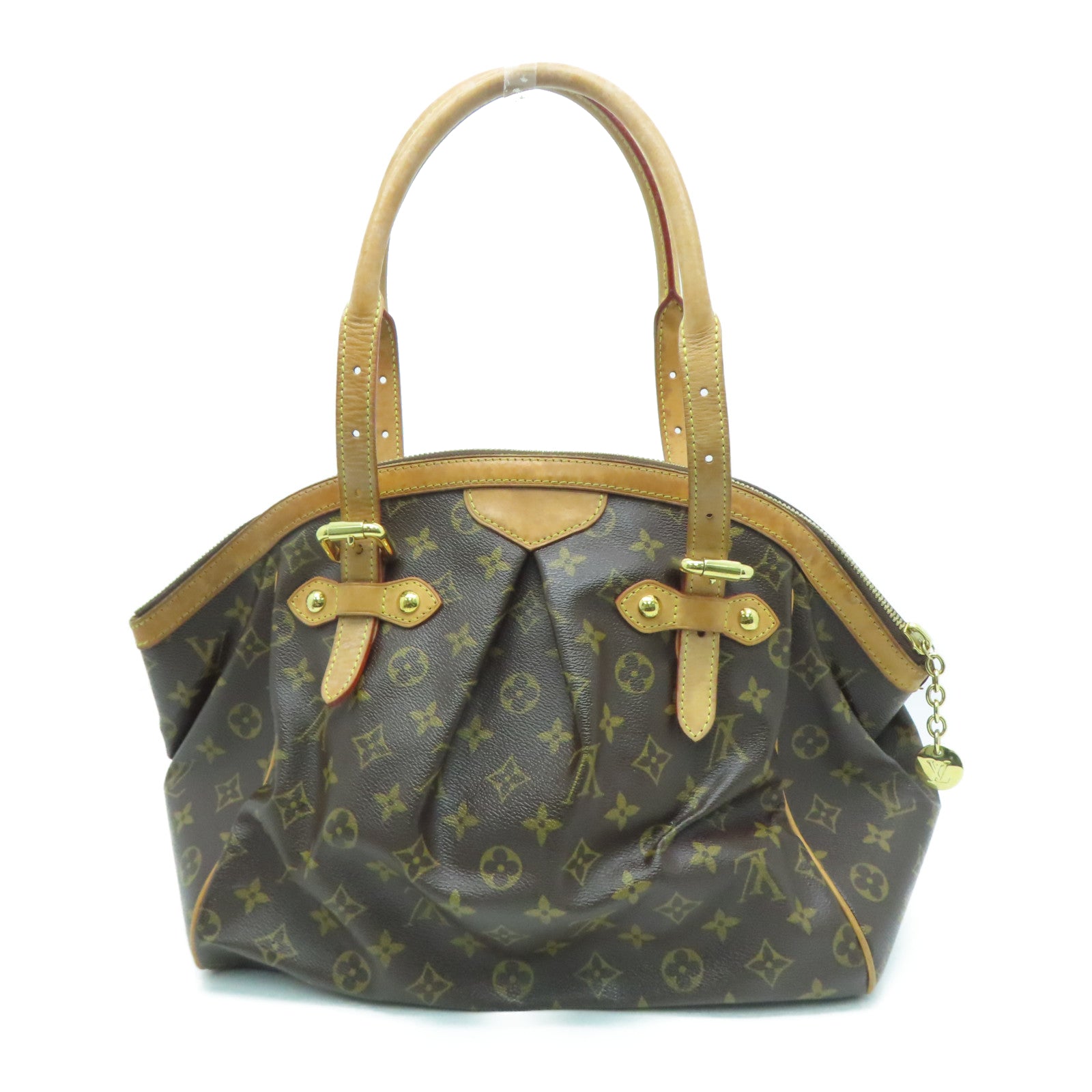 LOUIS VUITTON 【激减优惠】Monogram Tivoli GM金扣手挽袋啡色