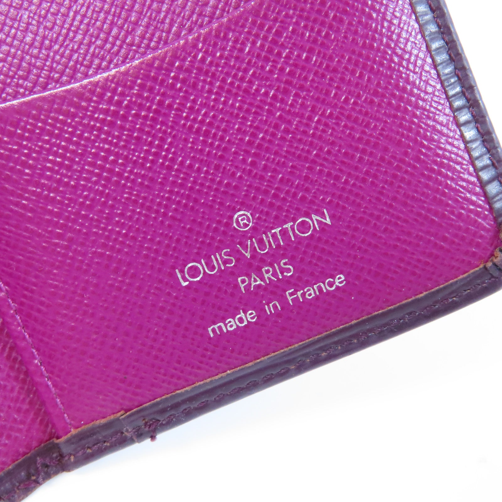 LOUIS VUITTON Epi Organizer Do Posh卡片套紫色