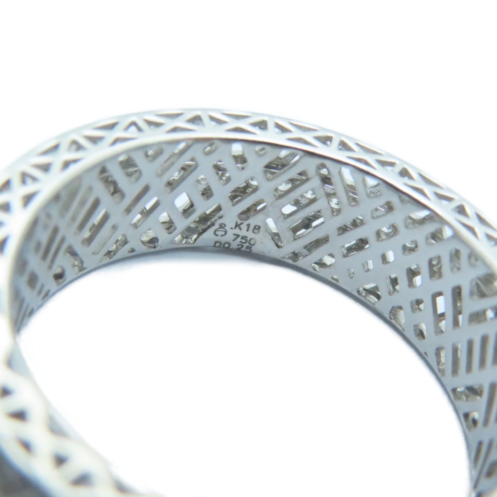 JEWELRY 【激减优惠】18K白金Diamond Ring 0.25ct钻石戒指US#6.25