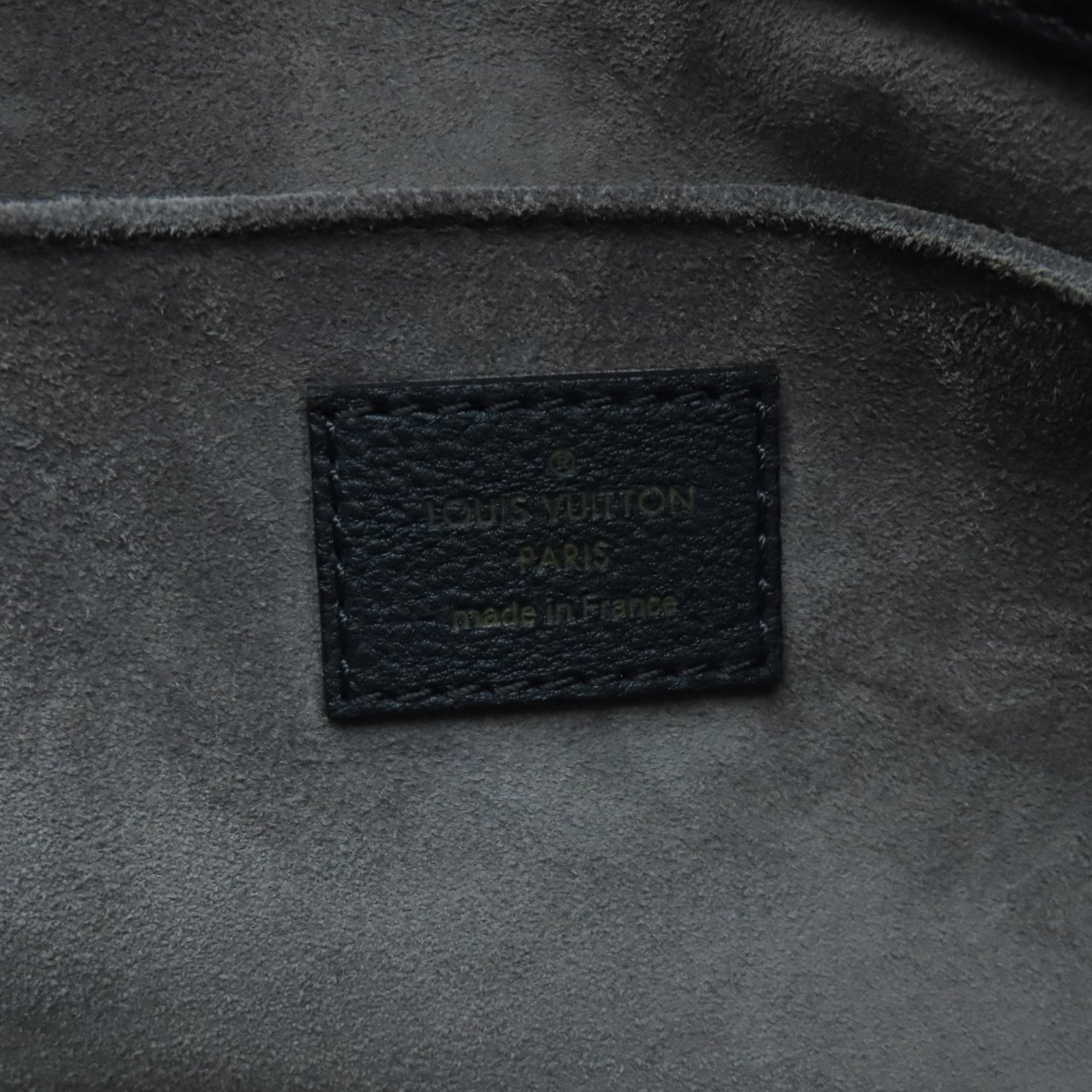LOUIS VUITTON cowhide leather SC Bag gold buckle handle shoulder bag blue