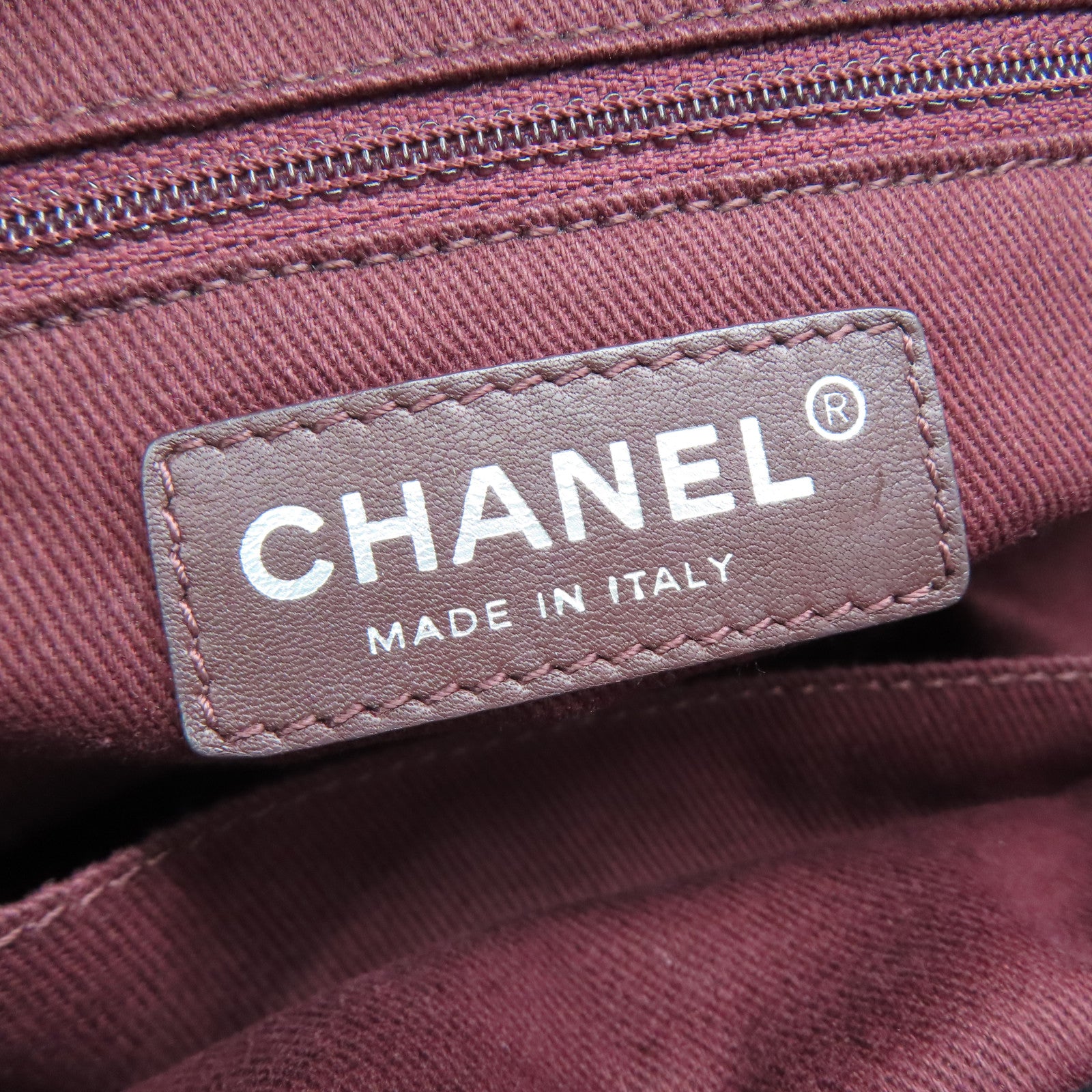 CHANEL 菱格牛皮皮革Shoulder Bag银扣链带肩背袋黑色