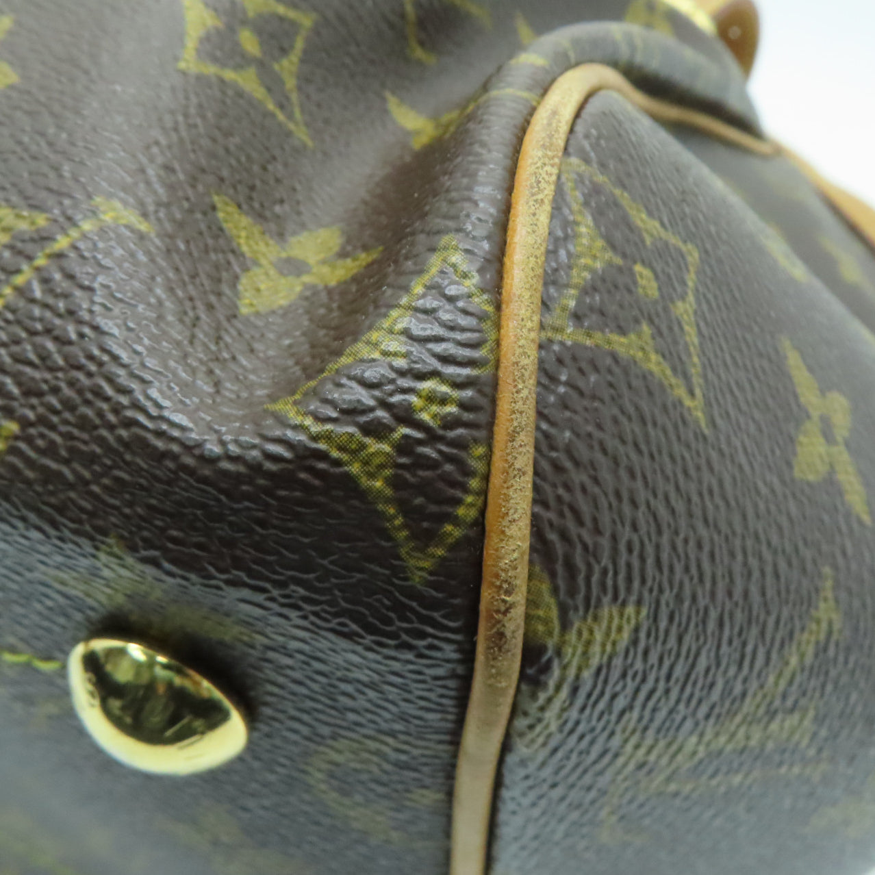 LOUIS VUITTON 【激减优惠】Monogram Tivoli GM金扣手挽袋啡色