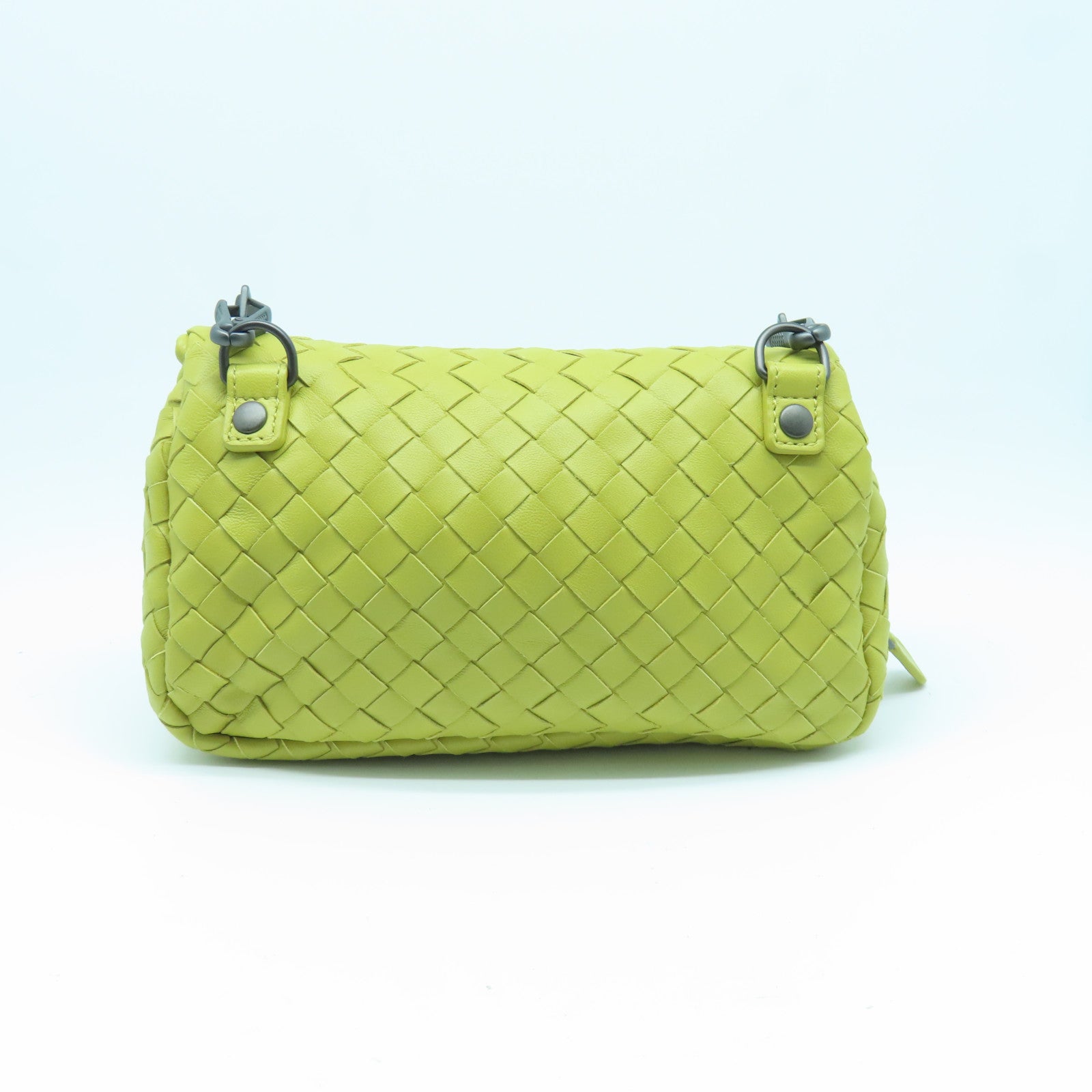 BOTTEGA VENETA 羊皮皮革Shoulder Pouch Lamb手拿包黄色