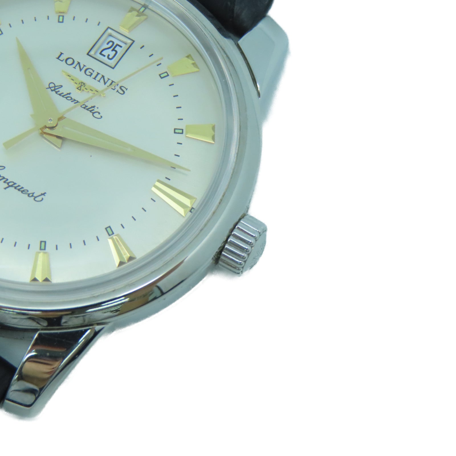LONGINES Heritage不鏽鋼手錶自動機芯黑色