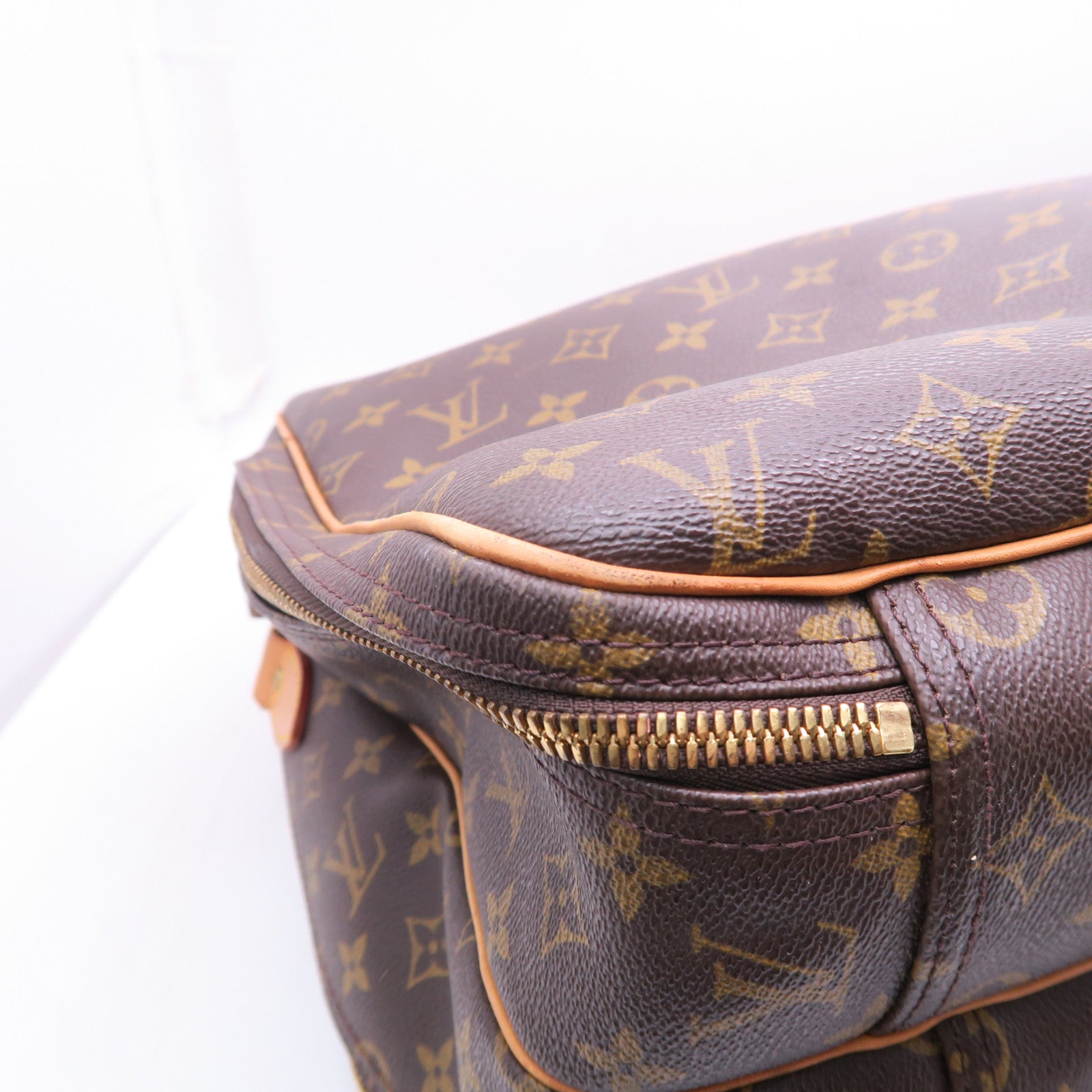 LOUIS VUITTON Monogram Suit Case金扣手挽肩背兩用袋棕色