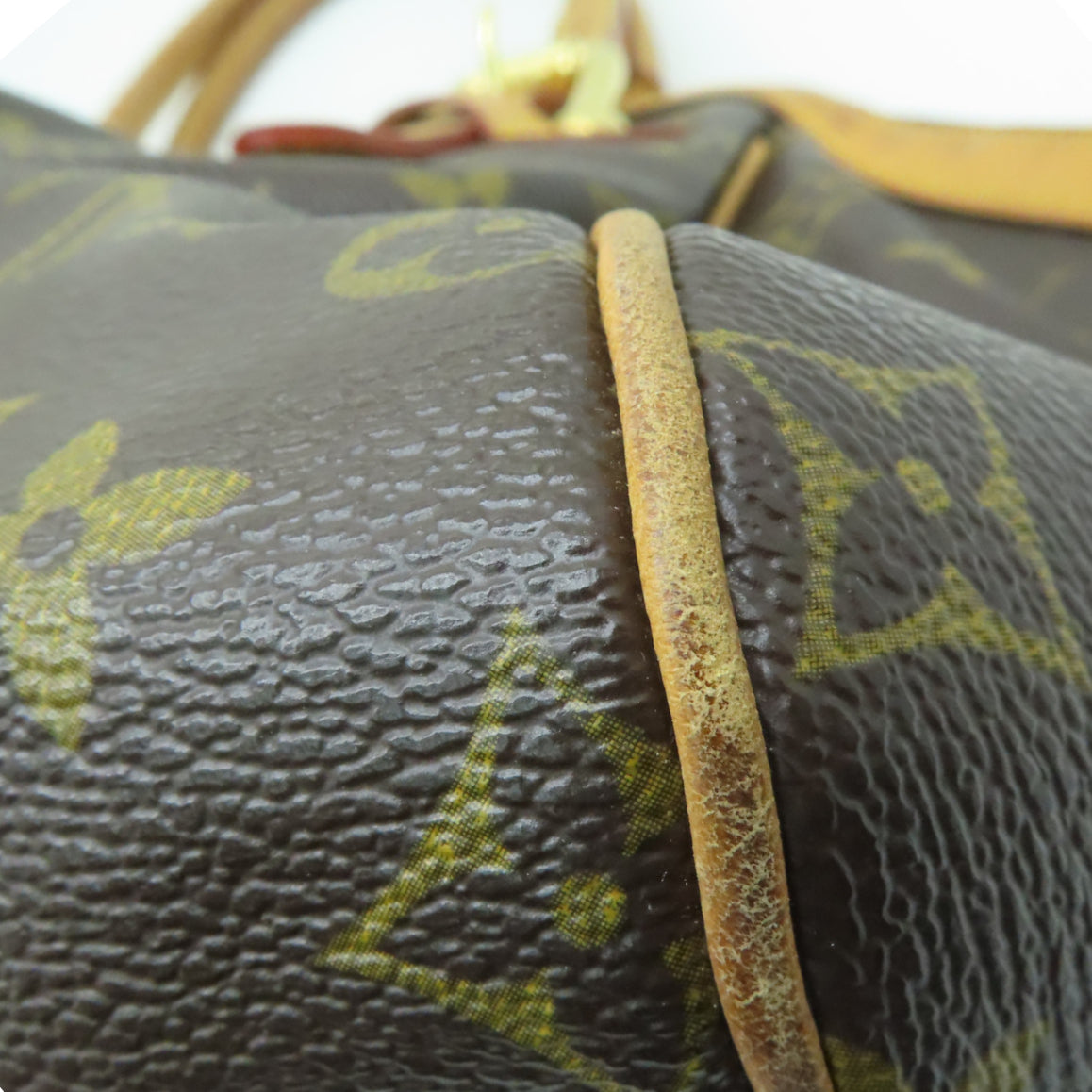 LOUIS VUITTON 【激减优惠】Monogram Tivoli GM金扣手挽袋啡色