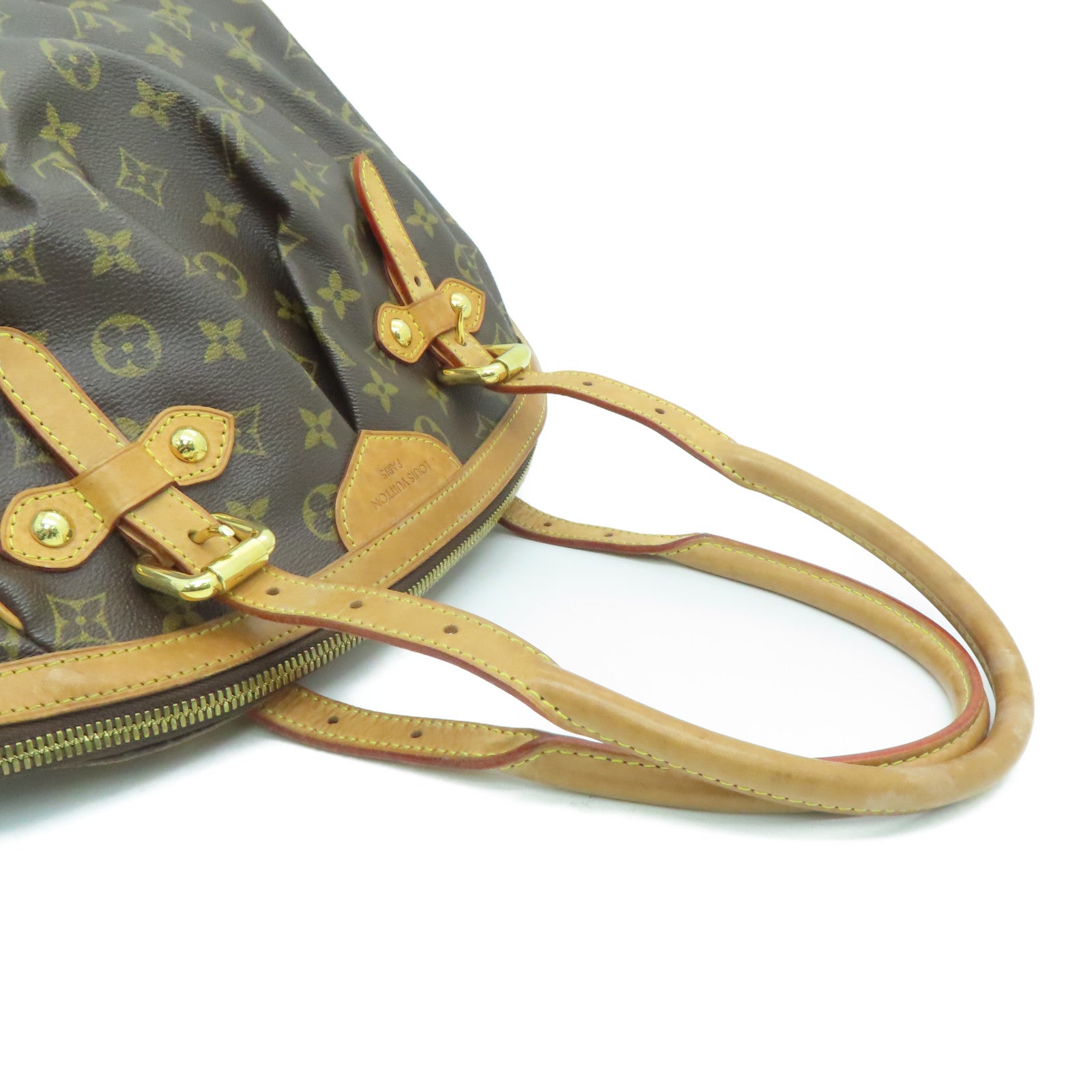 LOUIS VUITTON 【激减优惠】Monogram Tivoli GM金扣手挽袋啡色