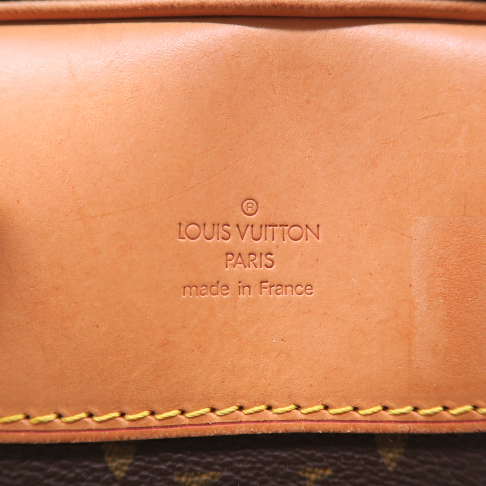 LOUIS VUITTON Monogram Suit Case金扣手挽肩背兩用袋棕色
