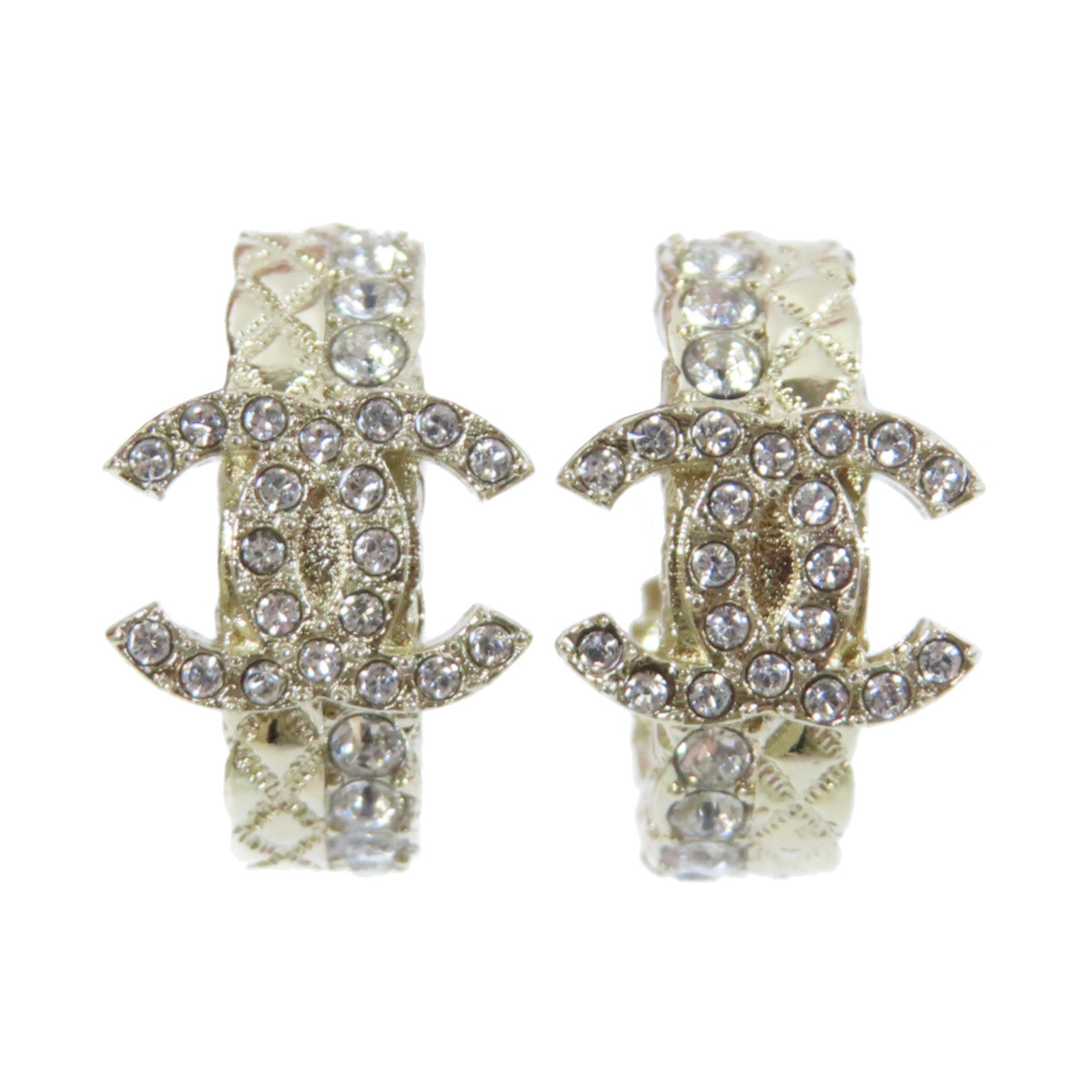 CHANEL 金屬Earrings耳環金色