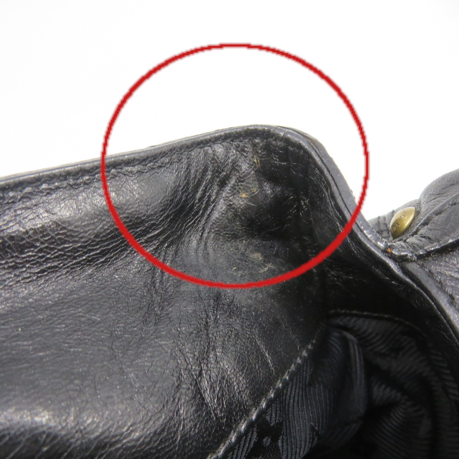 LOUIS VUITTON 牛皮皮革Riveting Bag Tote Bag肩背袋黑色