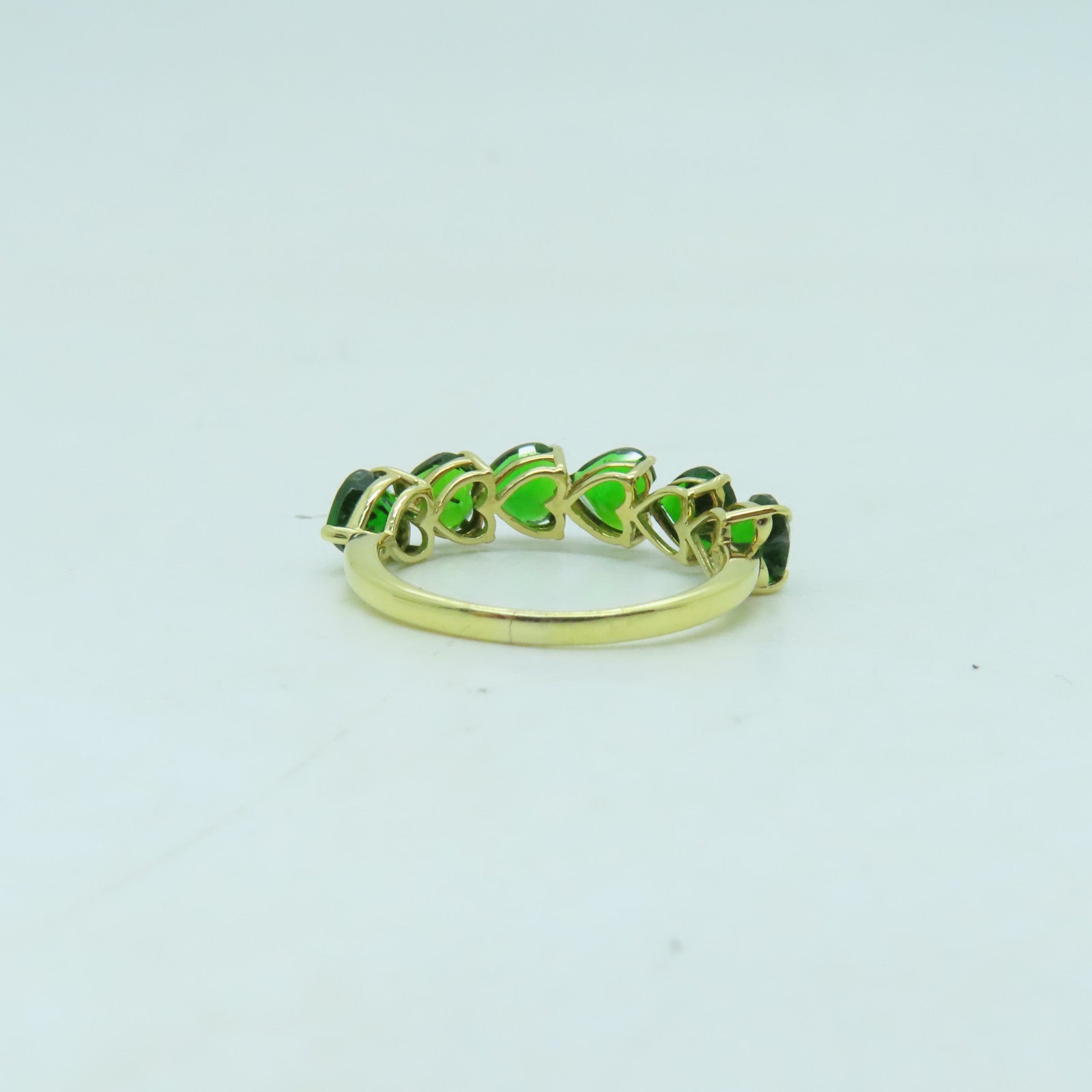 JEWELRY 18K黃金Ring 2.5ct水晶戒指US#6.5