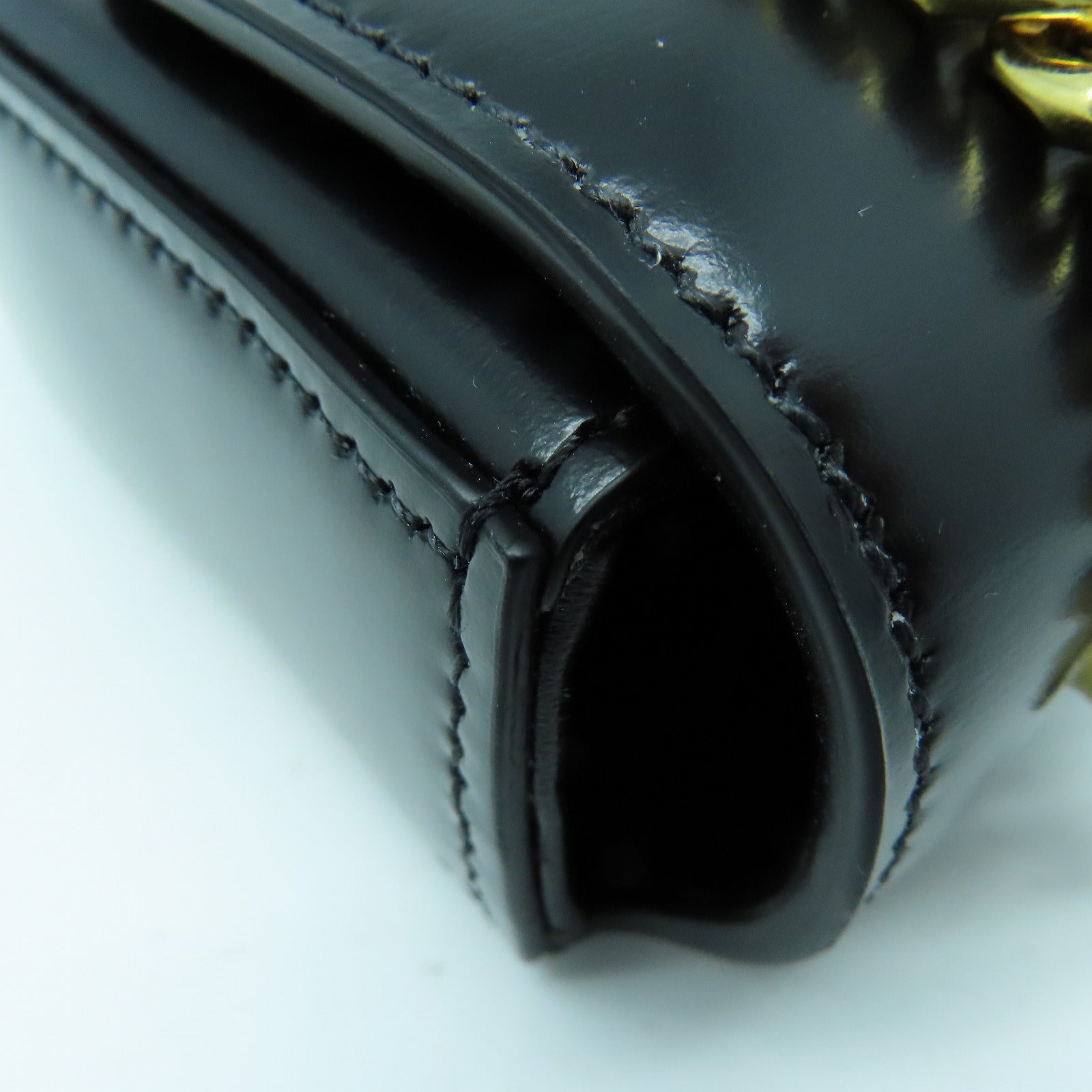CELINE 牛皮皮革Chain Shoulder Bag金扣肩背袋黑色