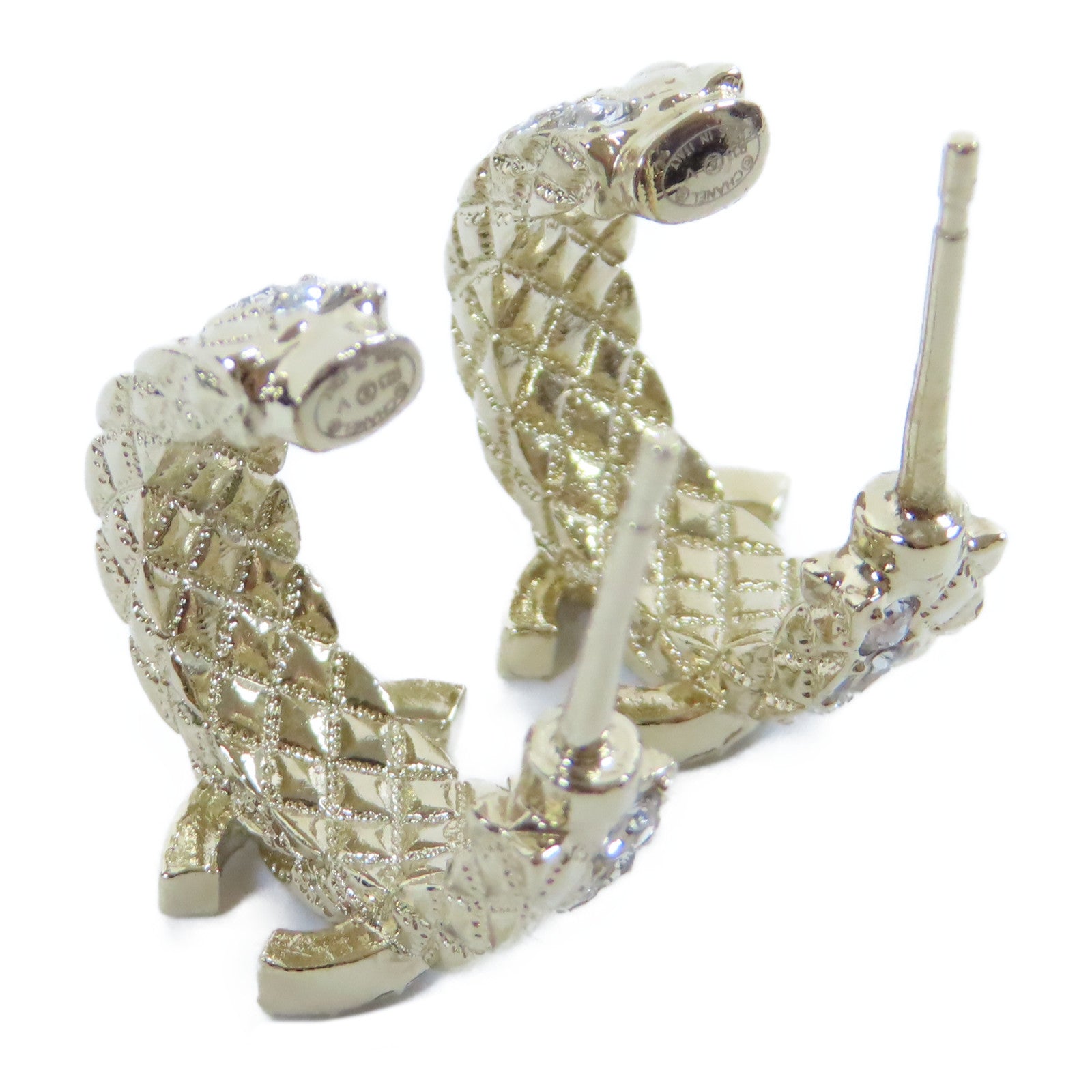 CHANEL 金屬Earrings耳環金色