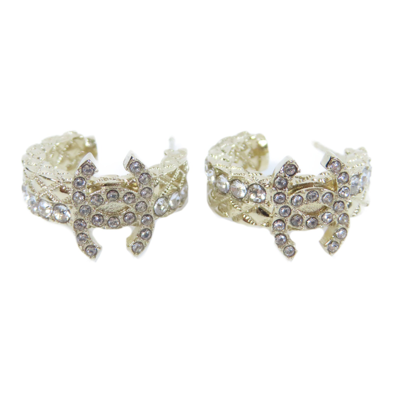 CHANEL 金屬Earrings耳環金色