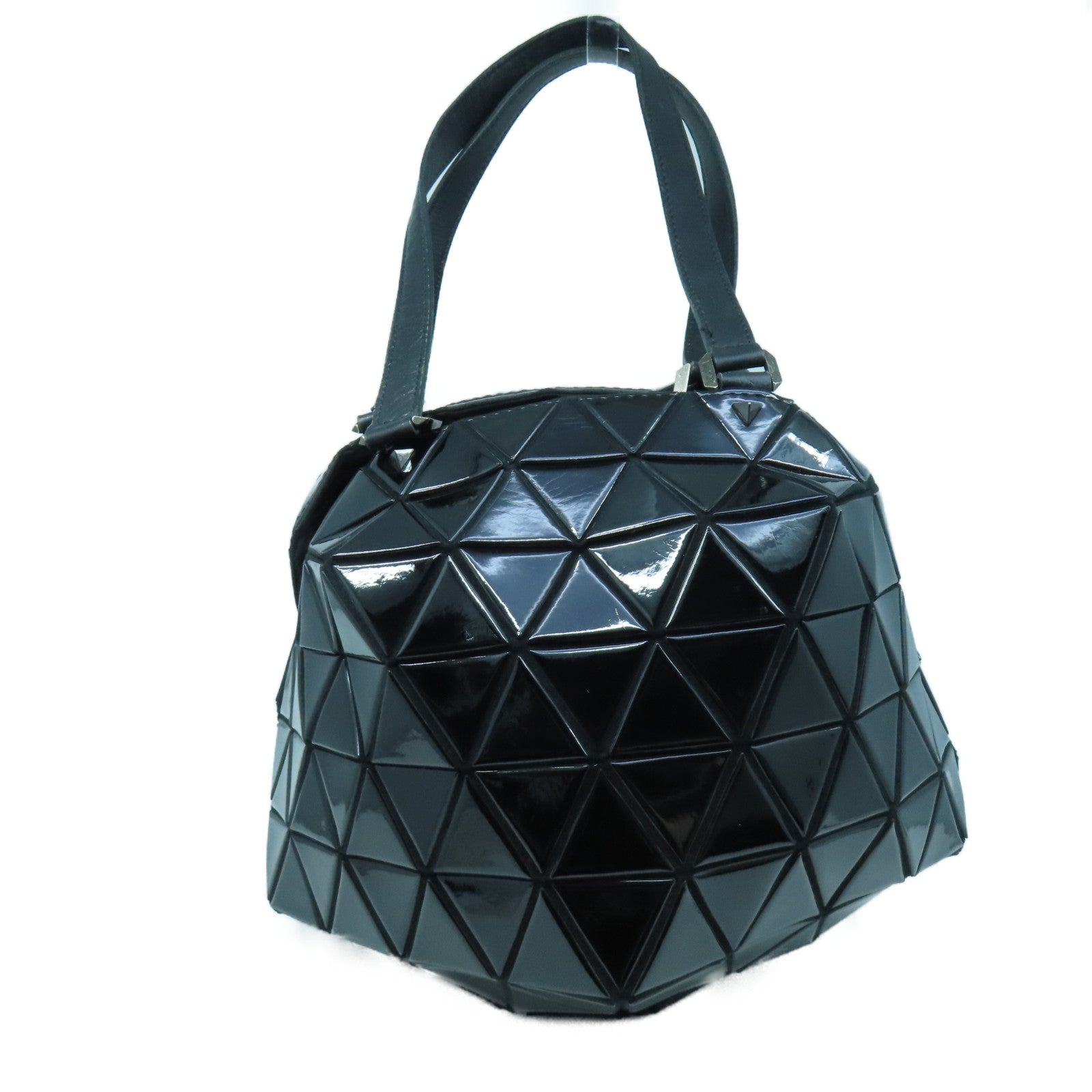 ISSEY MIYAKE 【激減優惠】PVC Shouder Bag銀扣肩背袋黑色