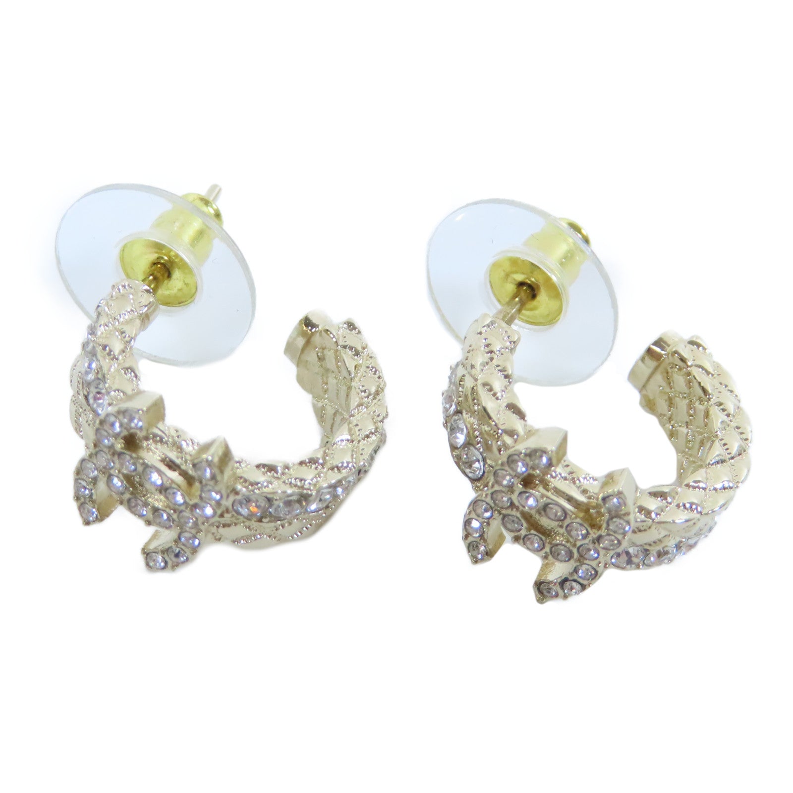 CHANEL 金屬Earrings耳環金色
