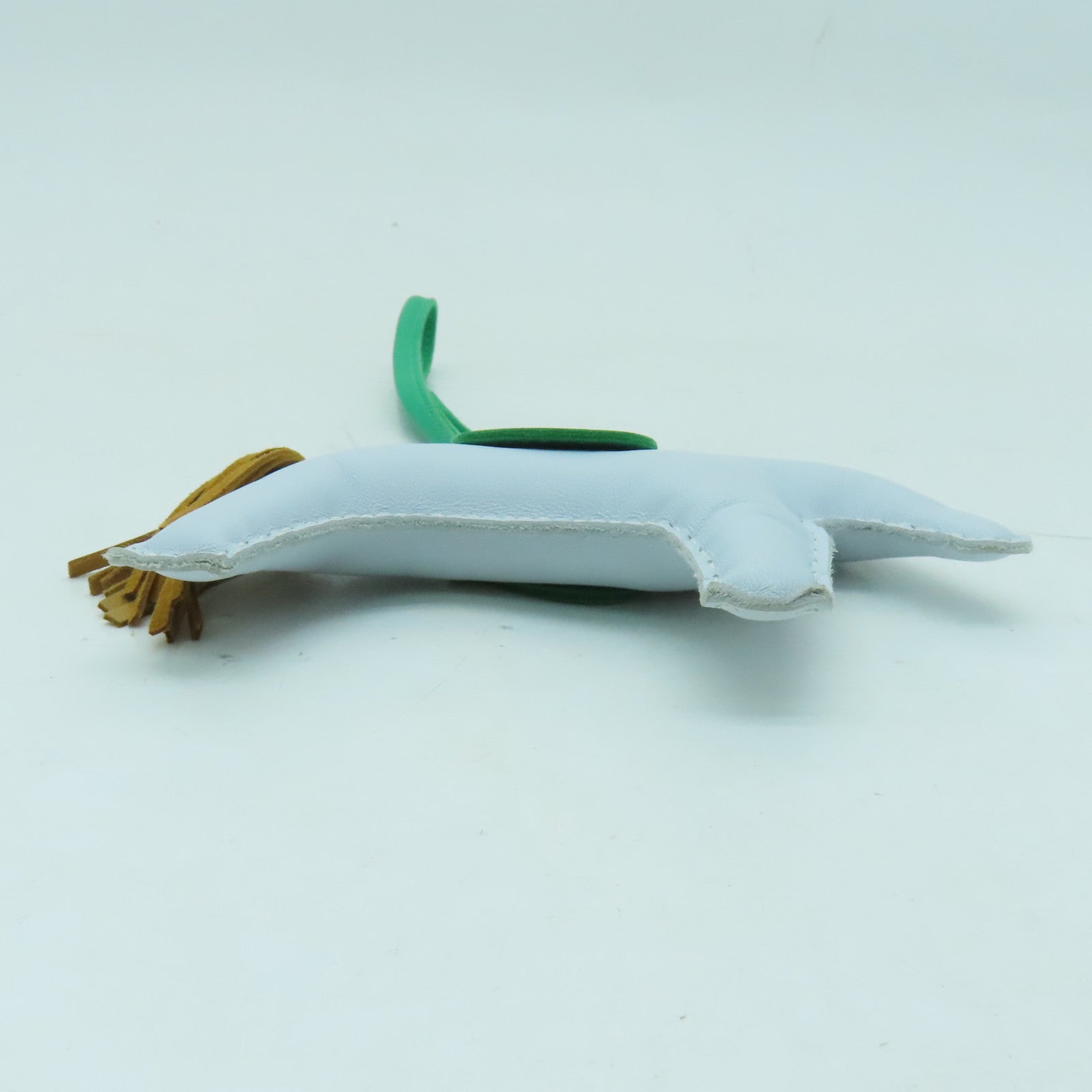 HERMES 皮革Rodeo Charm掛飾淺藍色綠色