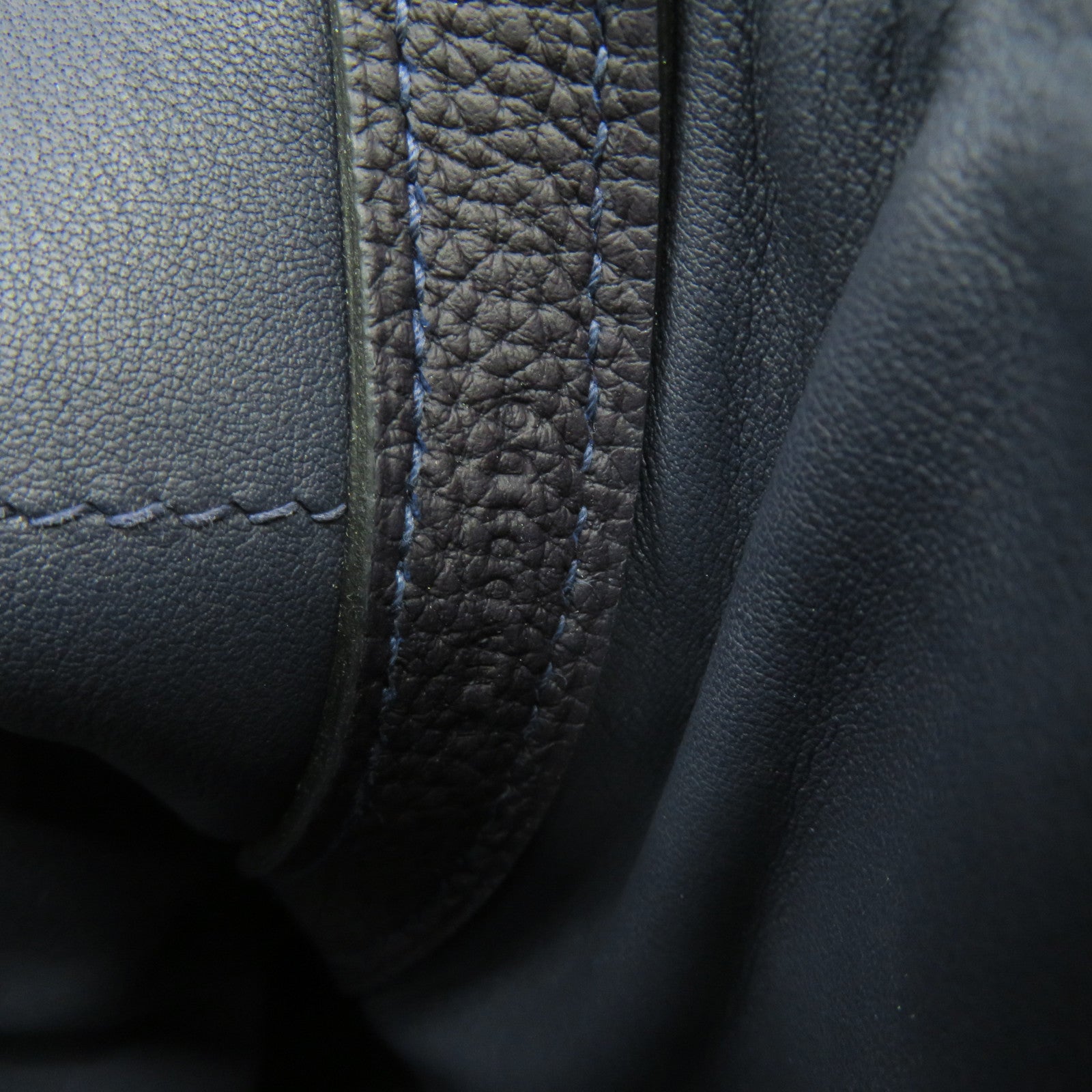 HERMES Togo皮革24/24 29cm 2Way Shoulder Bag金扣手挽肩背两用袋Bleu Nuit深蓝色