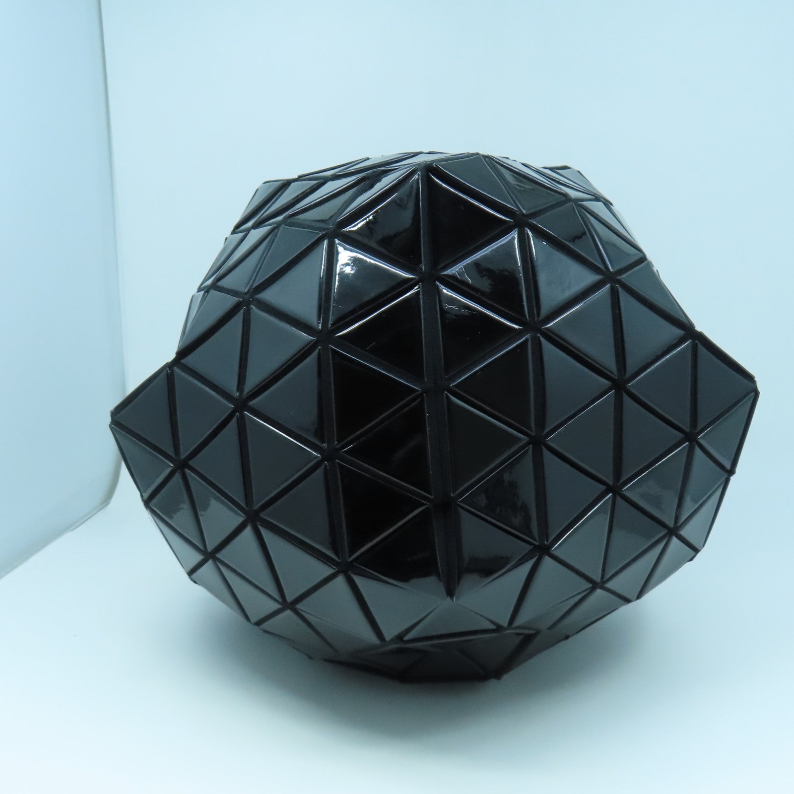 ISSEY MIYAKE 【激減優惠】PVC Shouder Bag銀扣肩背袋黑色