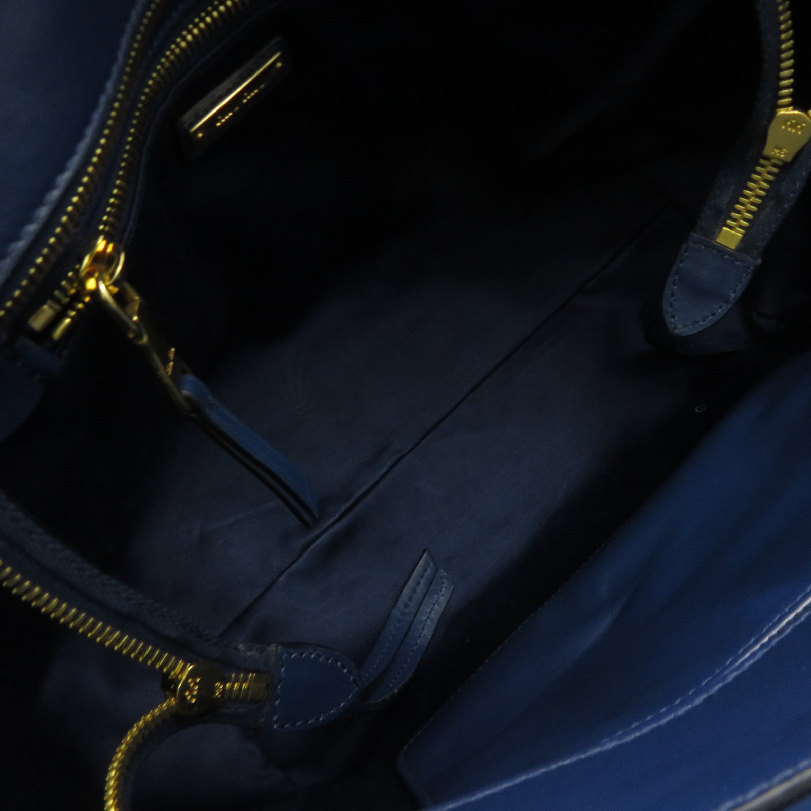 Miu Miu 牛皮皮革2Way Shoulder Bag手挽肩背两用袋蓝色