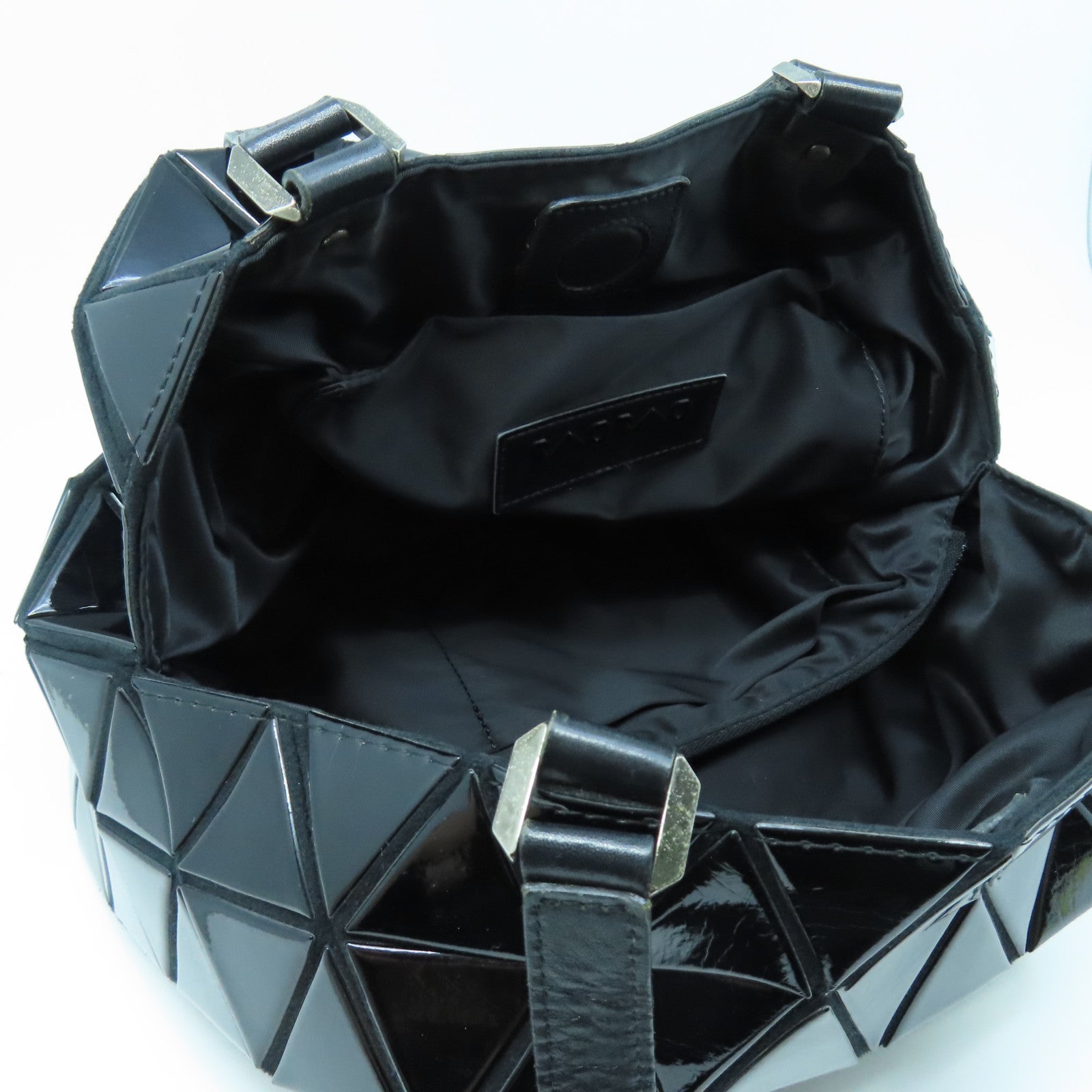 ISSEY MIYAKE 【激減優惠】PVC Shouder Bag銀扣肩背袋黑色