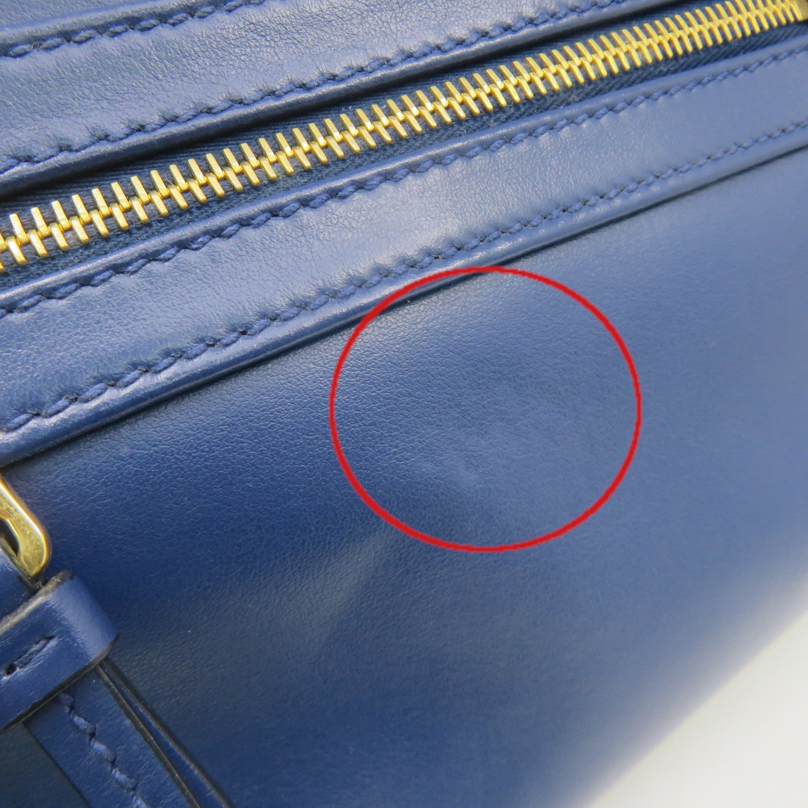 Miu Miu 牛皮皮革2Way Shoulder Bag手挽肩背两用袋蓝色