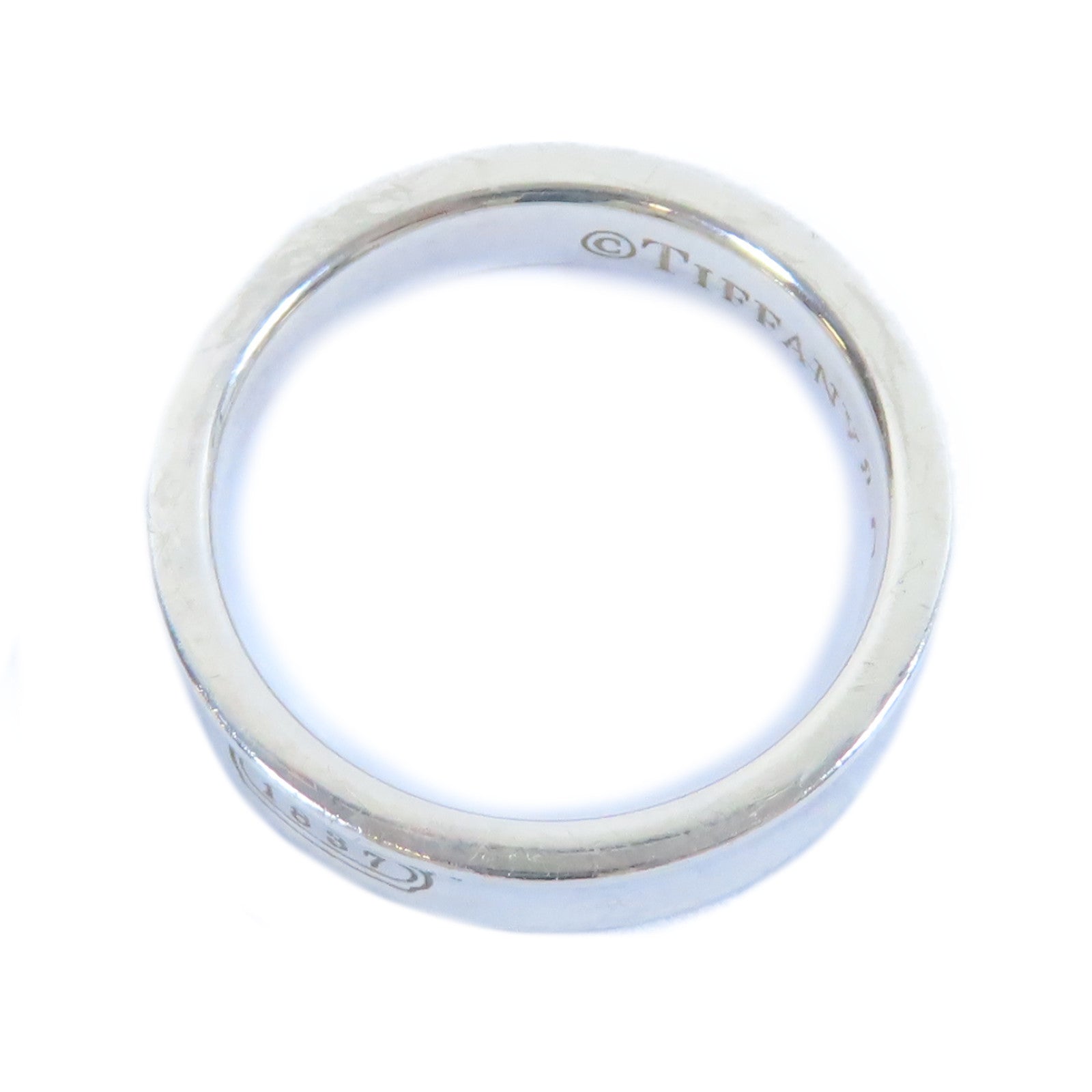 TIFFANY＆CO 925純銀1837 Ring戒指US#5