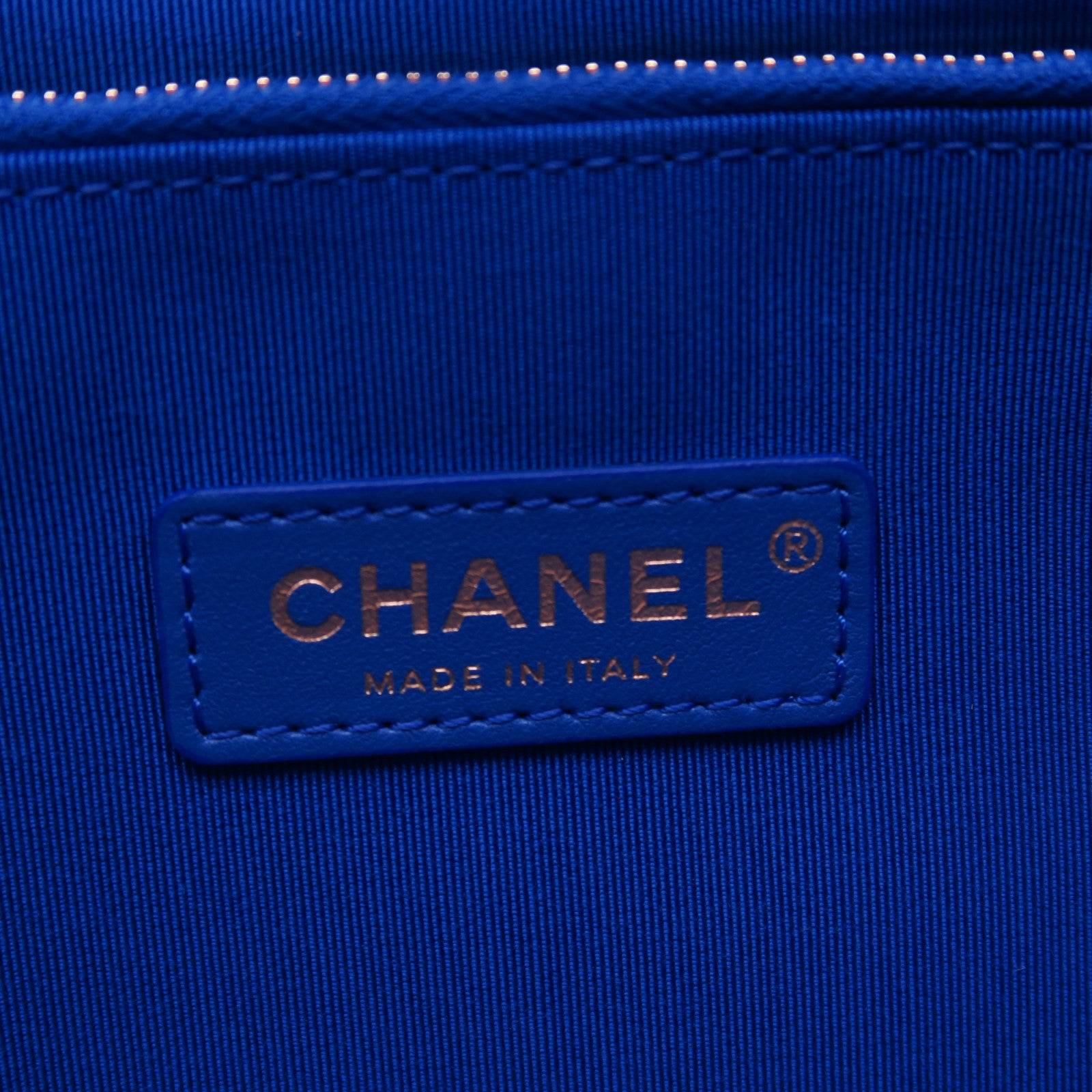 CHANEL 羊皮皮革Chanel 31 Bag金扣手挽肩背兩用袋藍色/紅色
