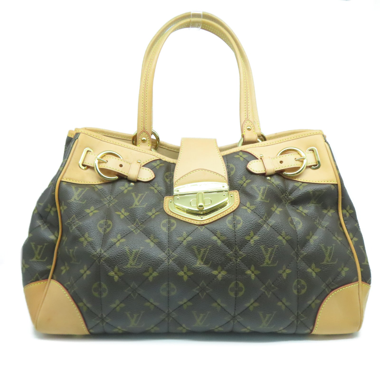 LOUIS VUITTON Monogram Etoile Shopper金扣肩背袋啡色