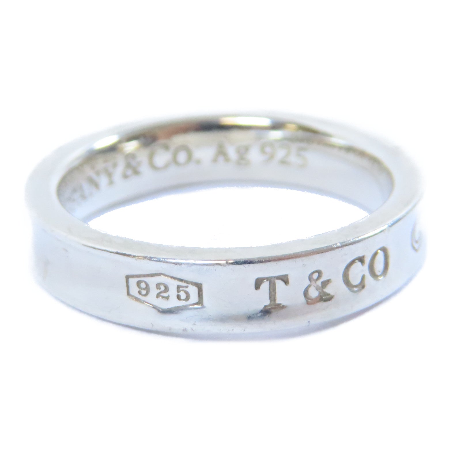 TIFFANY＆CO 925純銀1837 Ring戒指US#5