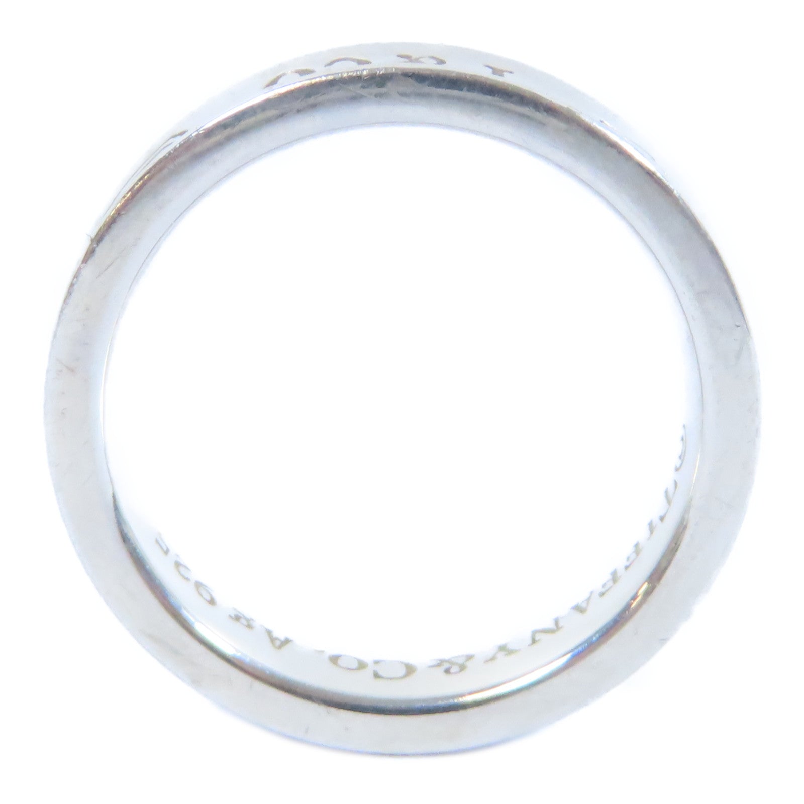 TIFFANY＆CO 925純銀1837 Ring戒指US#5
