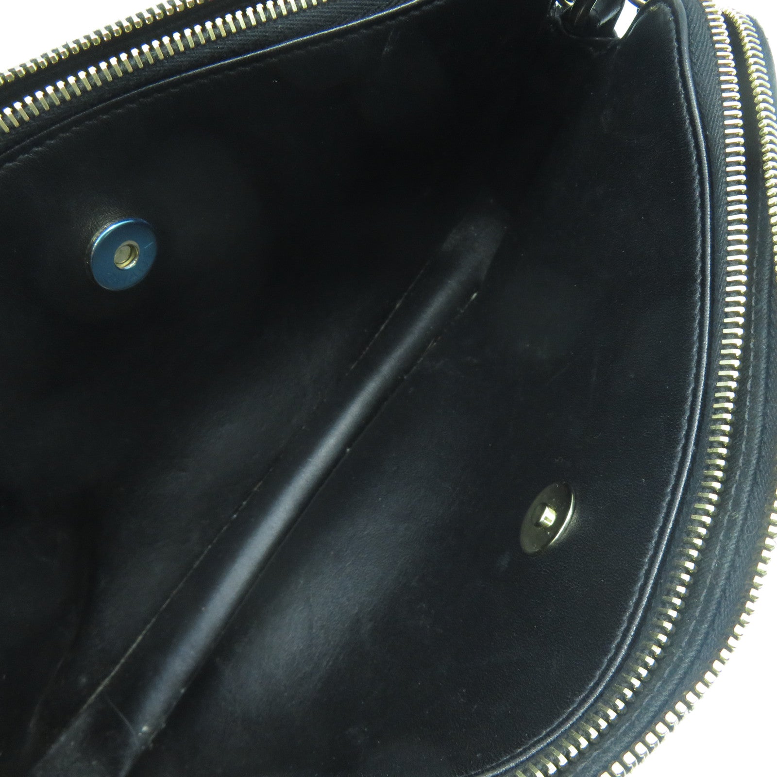 CHANEL 菱格漆皮皮革Chain Shoulder Bag金色鏈帶肩背袋黑色