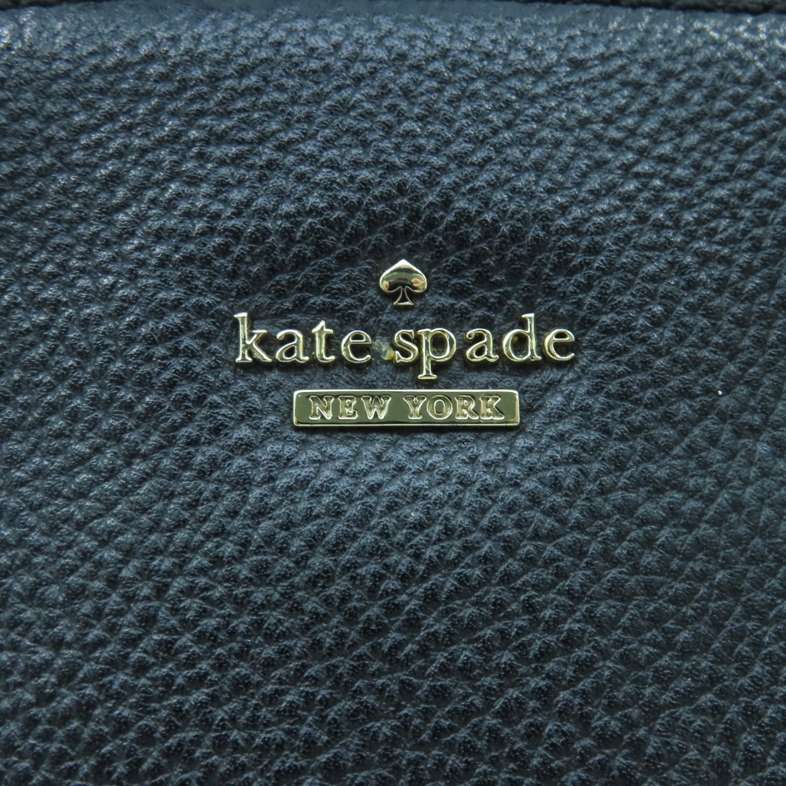 Kate Spade Coated Canvas 2Way Bag Silver Buckle Handle Shoulder Backpack Black