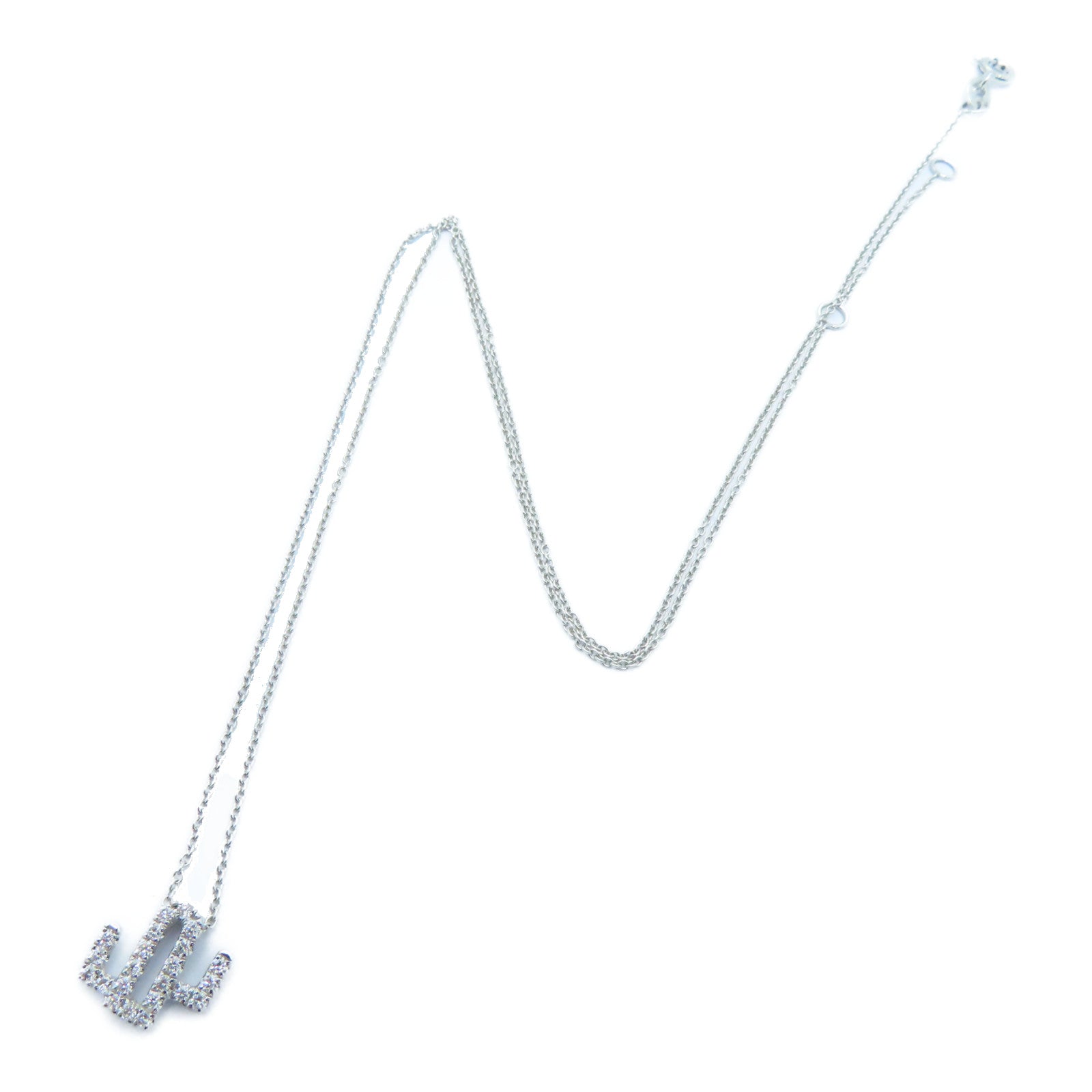 JEWELRY 【激减优惠】18K白金Diamond Necklace 0.15ct钻石项链