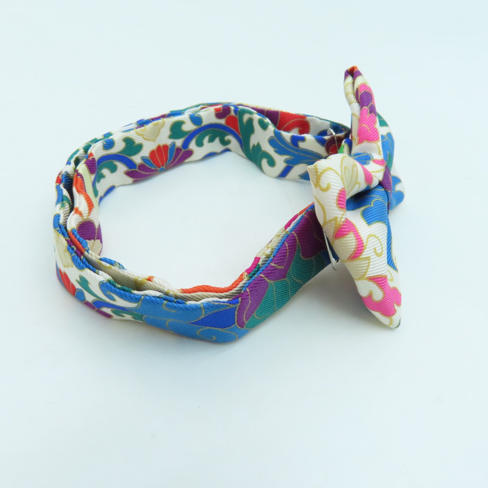HERMES 丝质Bowtie领结彩色
