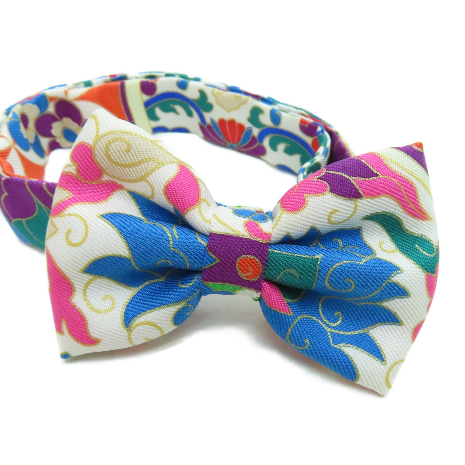 HERMES 丝质Bowtie领结彩色