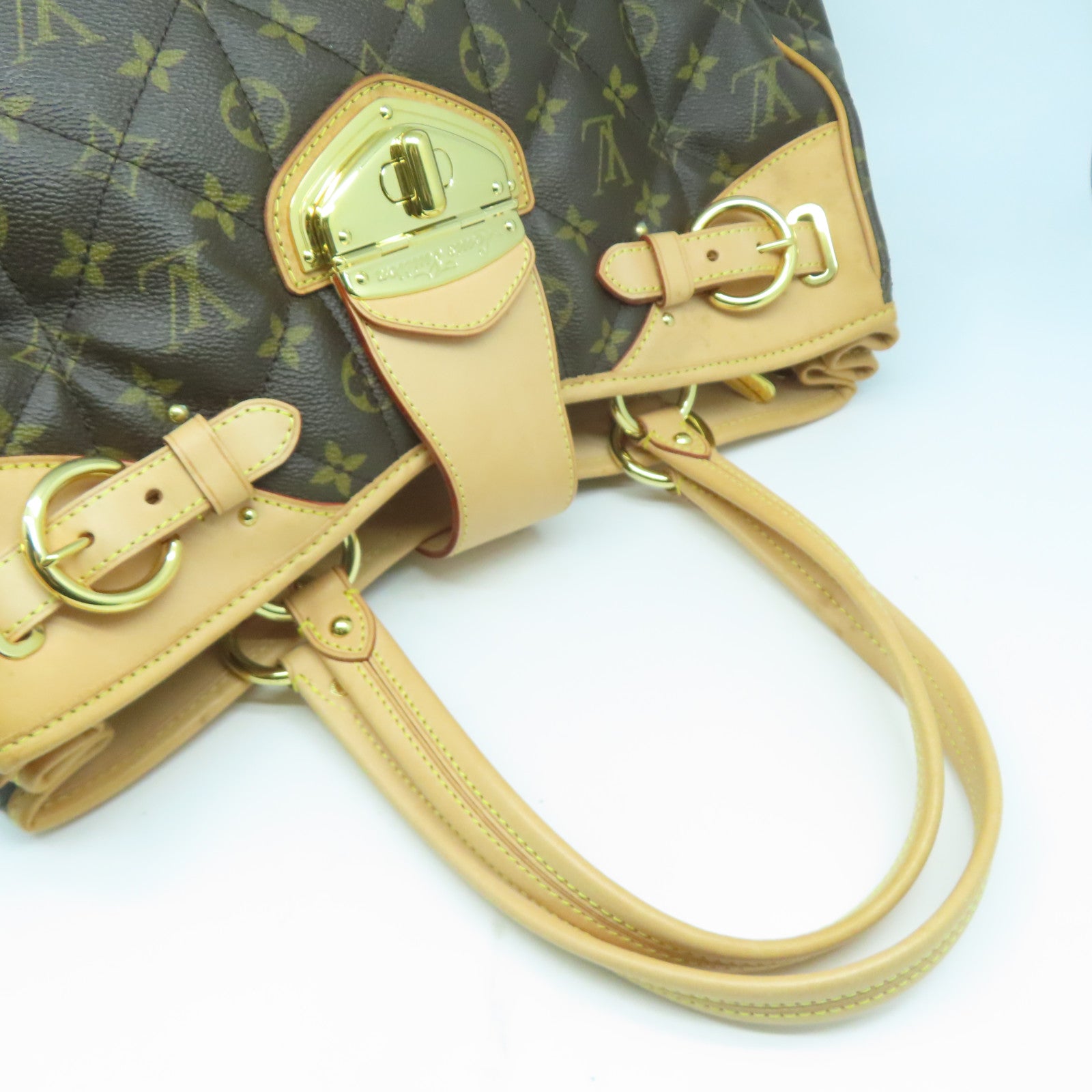 LOUIS VUITTON Monogram Etoile Shopper金扣肩背袋啡色