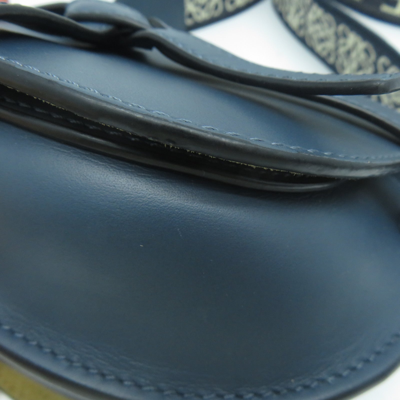 LOEWE 牛皮皮革Mini Gate Dual金扣肩背袋藍色