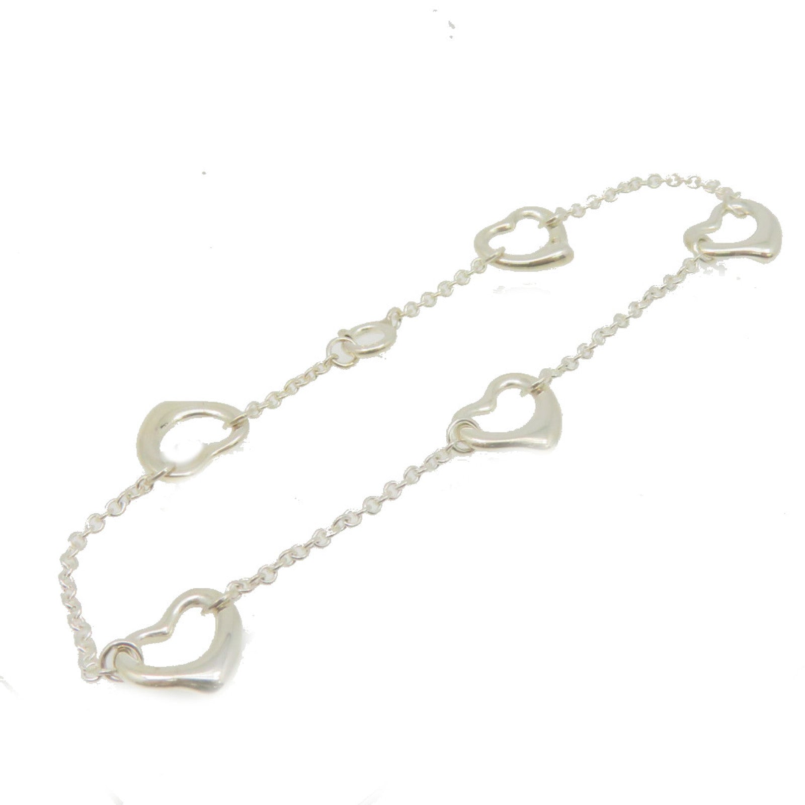 TIFFANY＆CO 925純銀Heart Bracelet手鏈