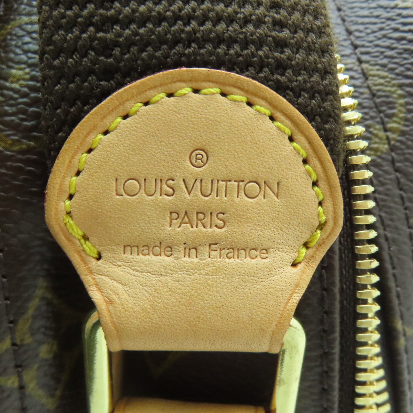 LOUIS VUITTON Monogram Reporter GM金扣肩背袋啡色