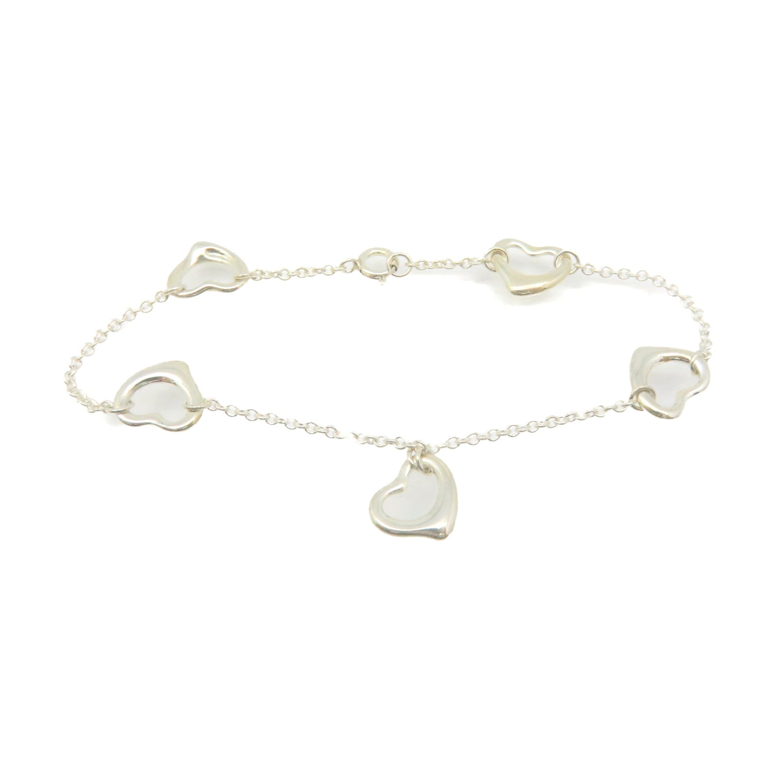 TIFFANY＆CO 925純銀Heart Bracelet手鏈