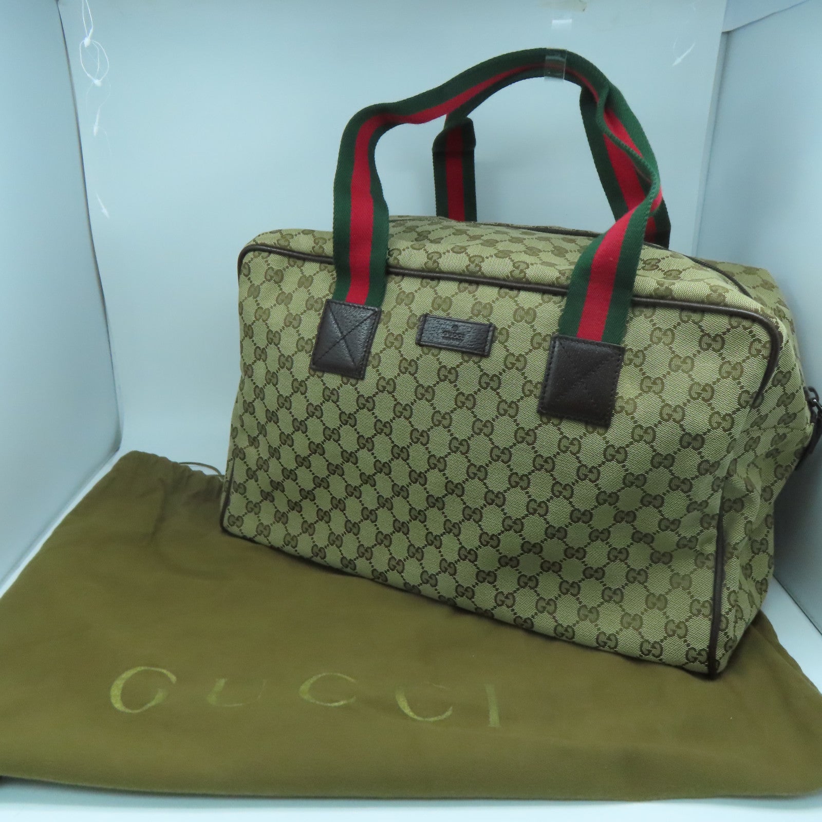 GUCCI 帆布Tote Bag手挽袋啡色