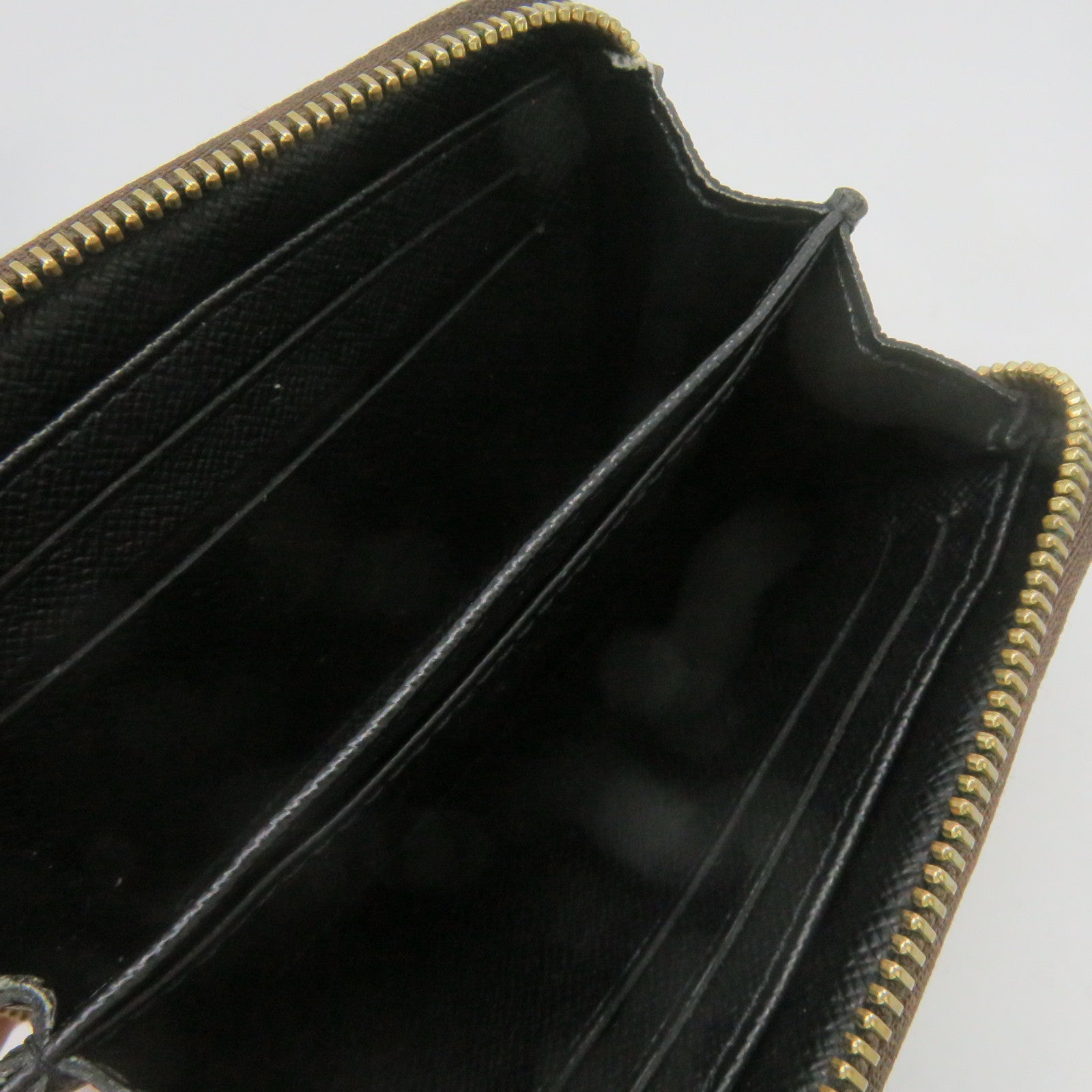 LOUIS VUITTON Monogram Zip Coin Purse拉链零钱包啡色