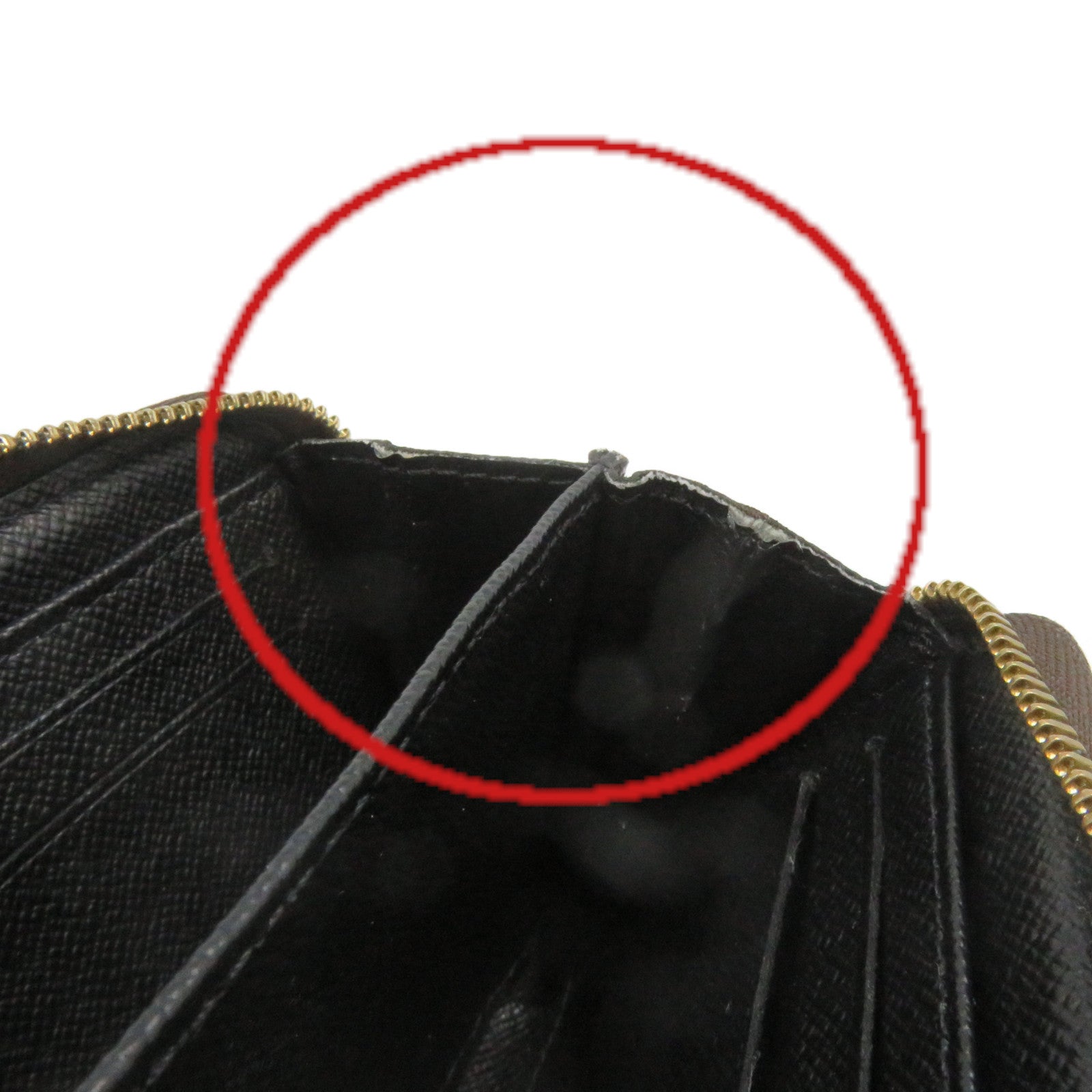 LOUIS VUITTON Monogram Zip Coin Purse拉链零钱包啡色