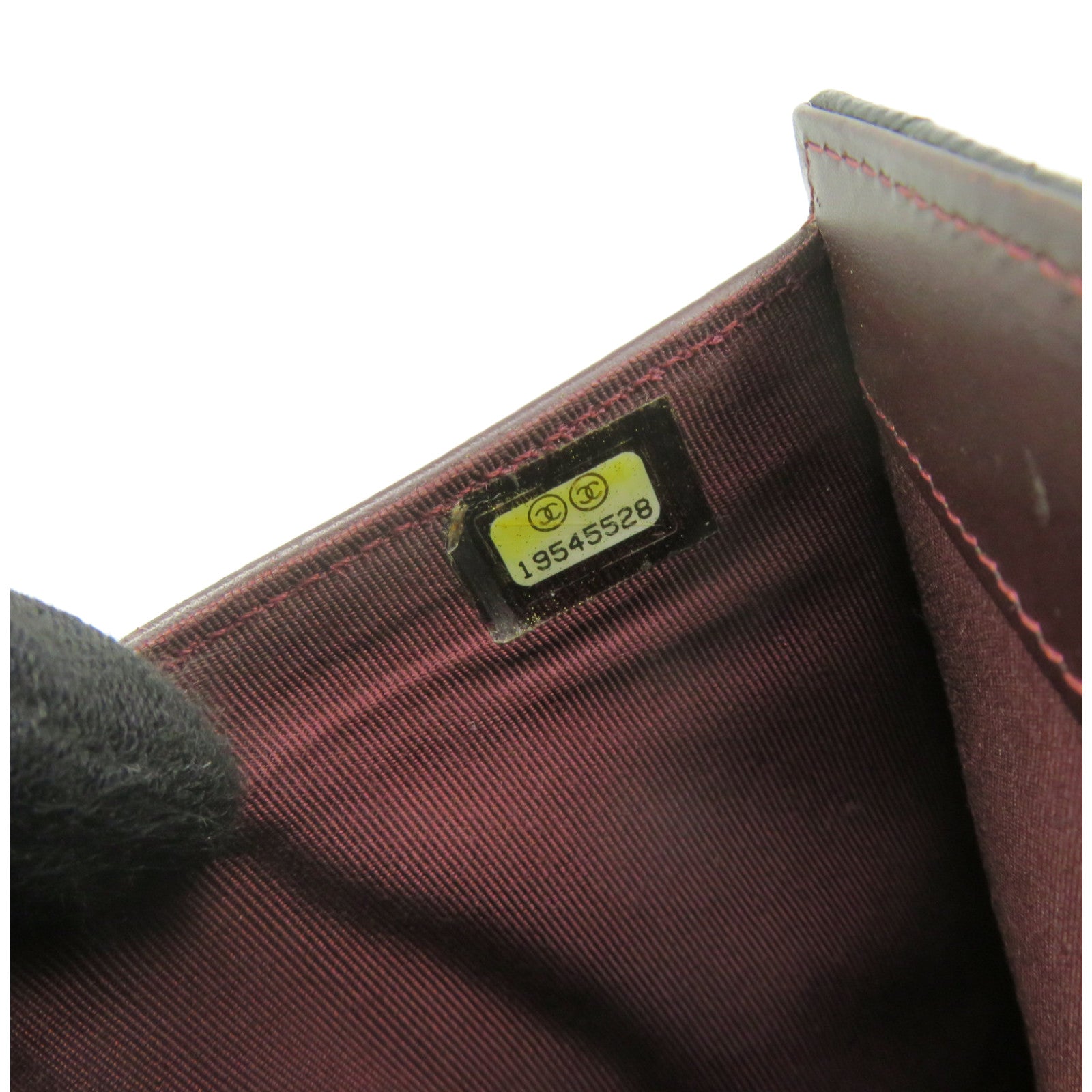 CHANEL 菱格Caviar皮革W Snap Long Wallet金扣长钱包黑色