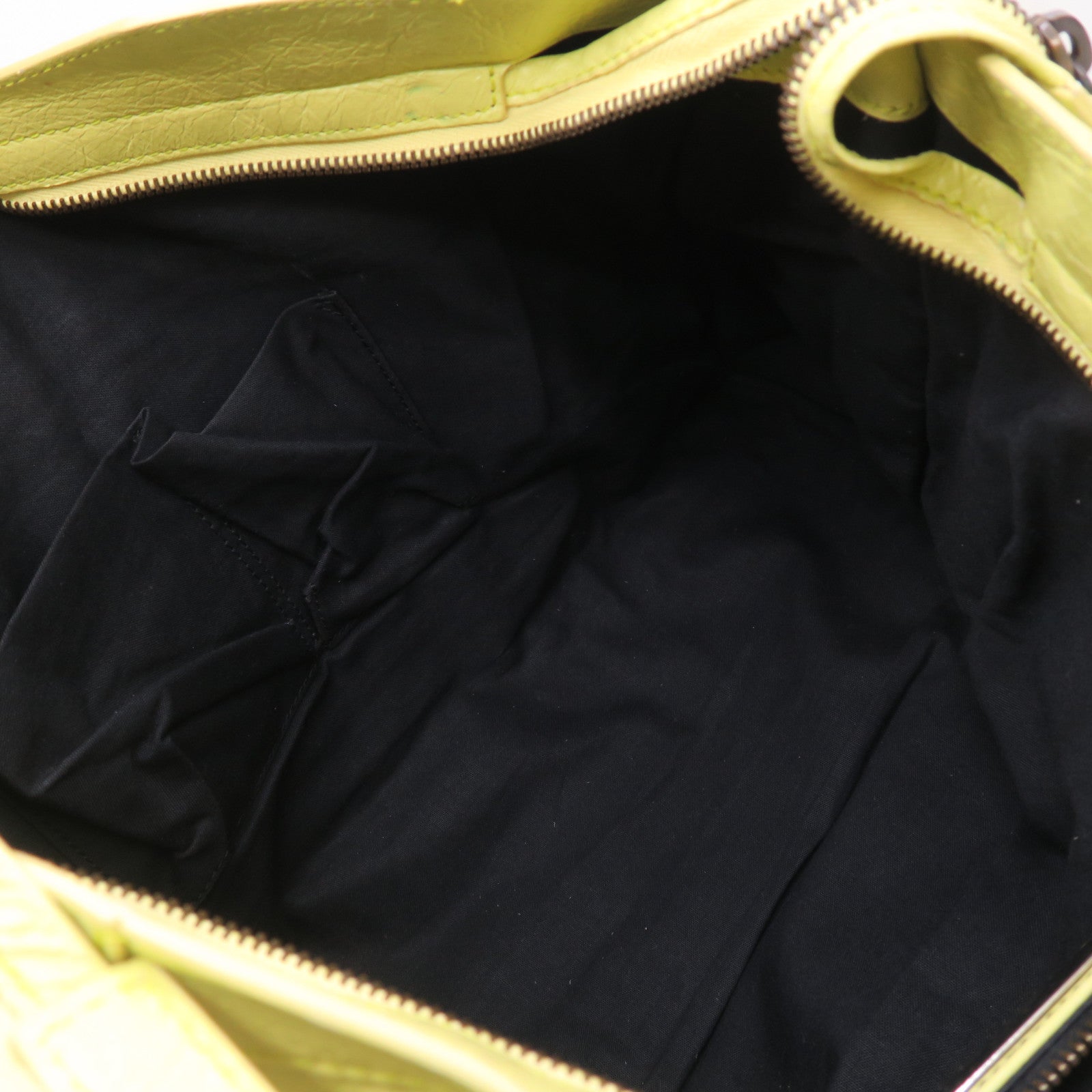 BALENCIAGA 【激減優惠】牛皮皮革City手挽肩背兩用袋黃色