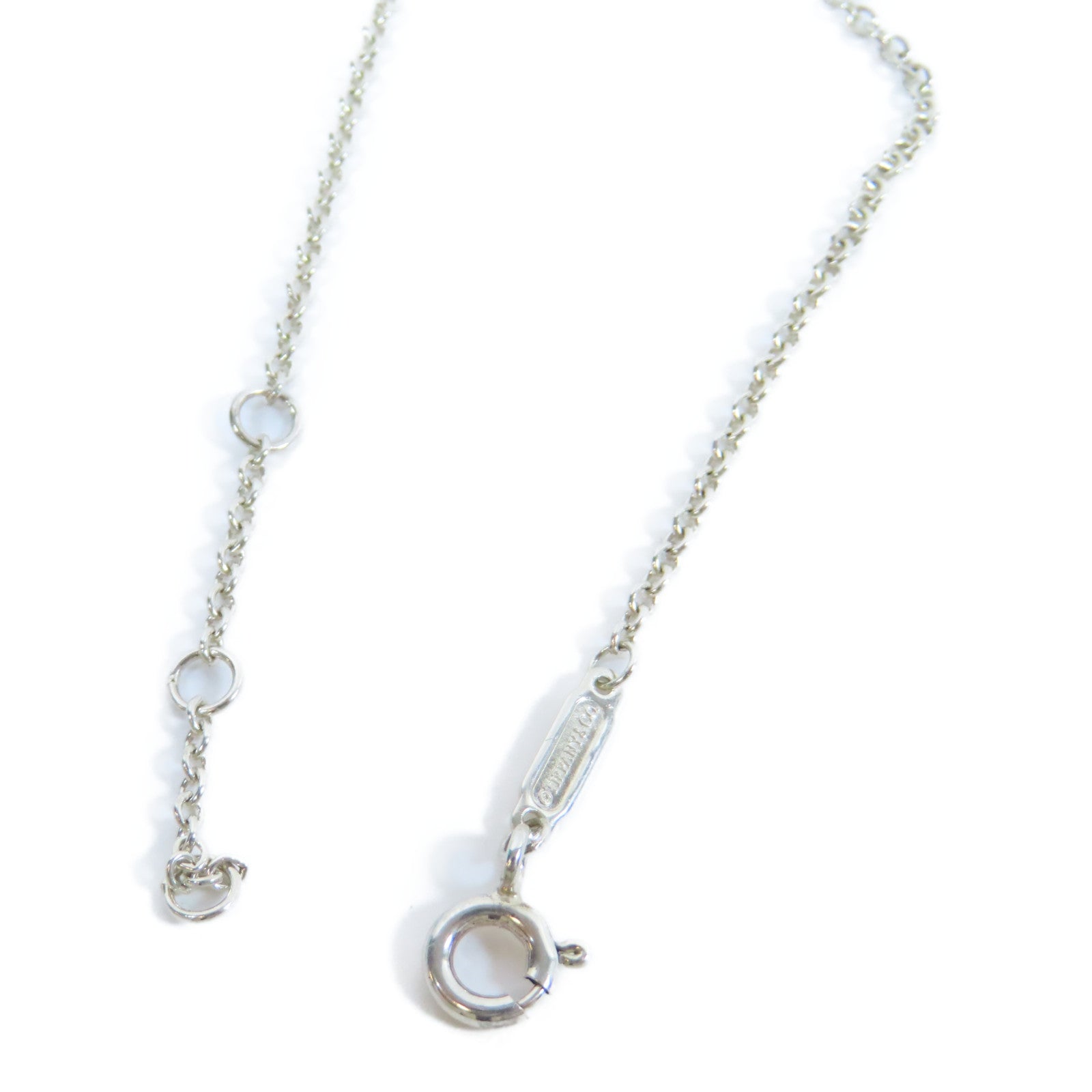 TIFFANY＆CO 18K玫瑰金/925純銀1837 Interlocking Circles手鏈