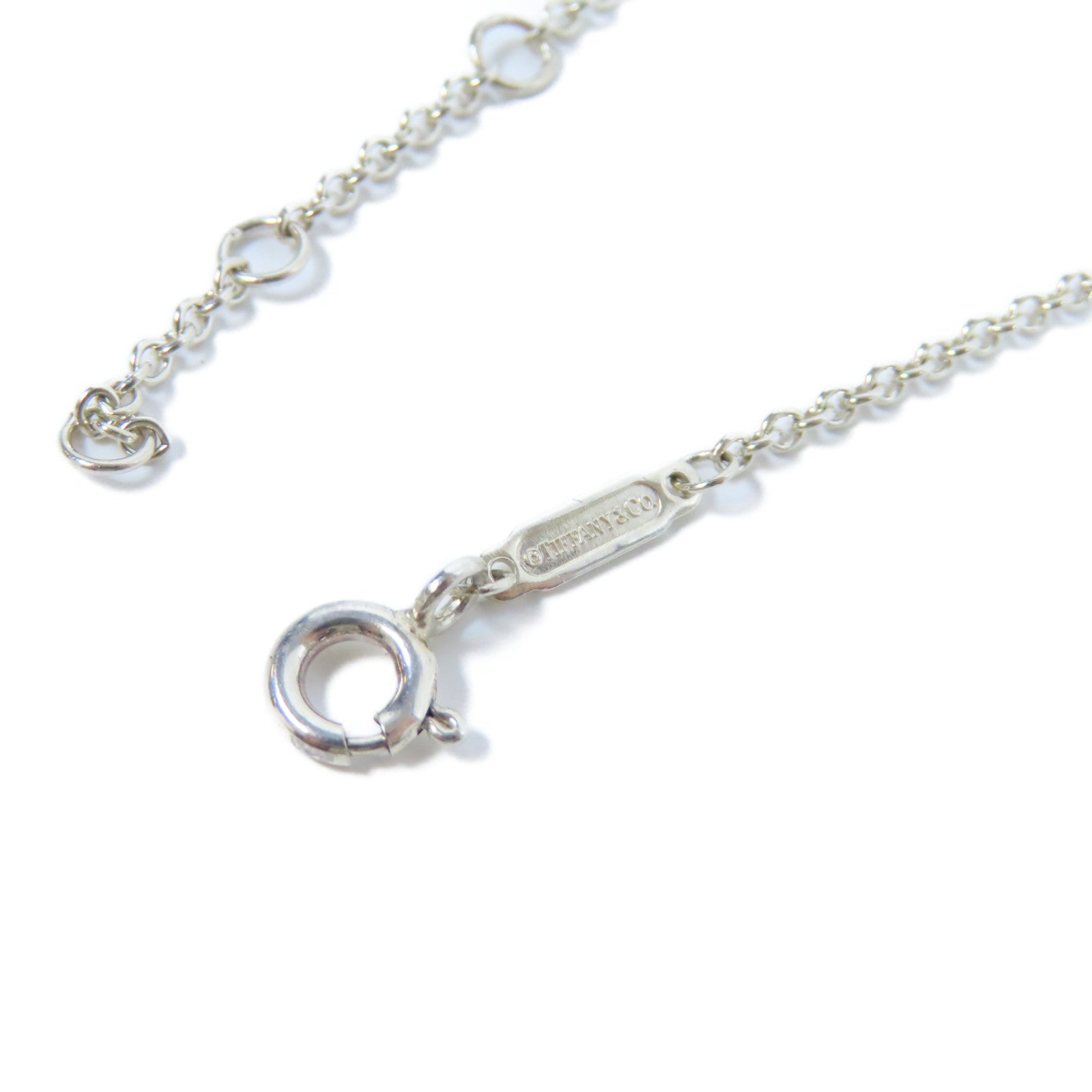 TIFFANY＆CO 18K玫瑰金/925純銀1837 Interlocking Circles手鏈